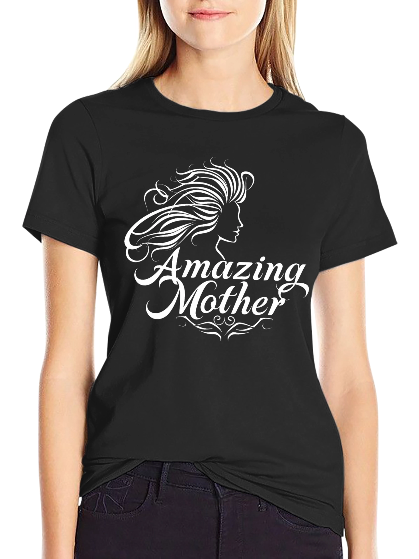 Amazing Mother Black T-Shirt