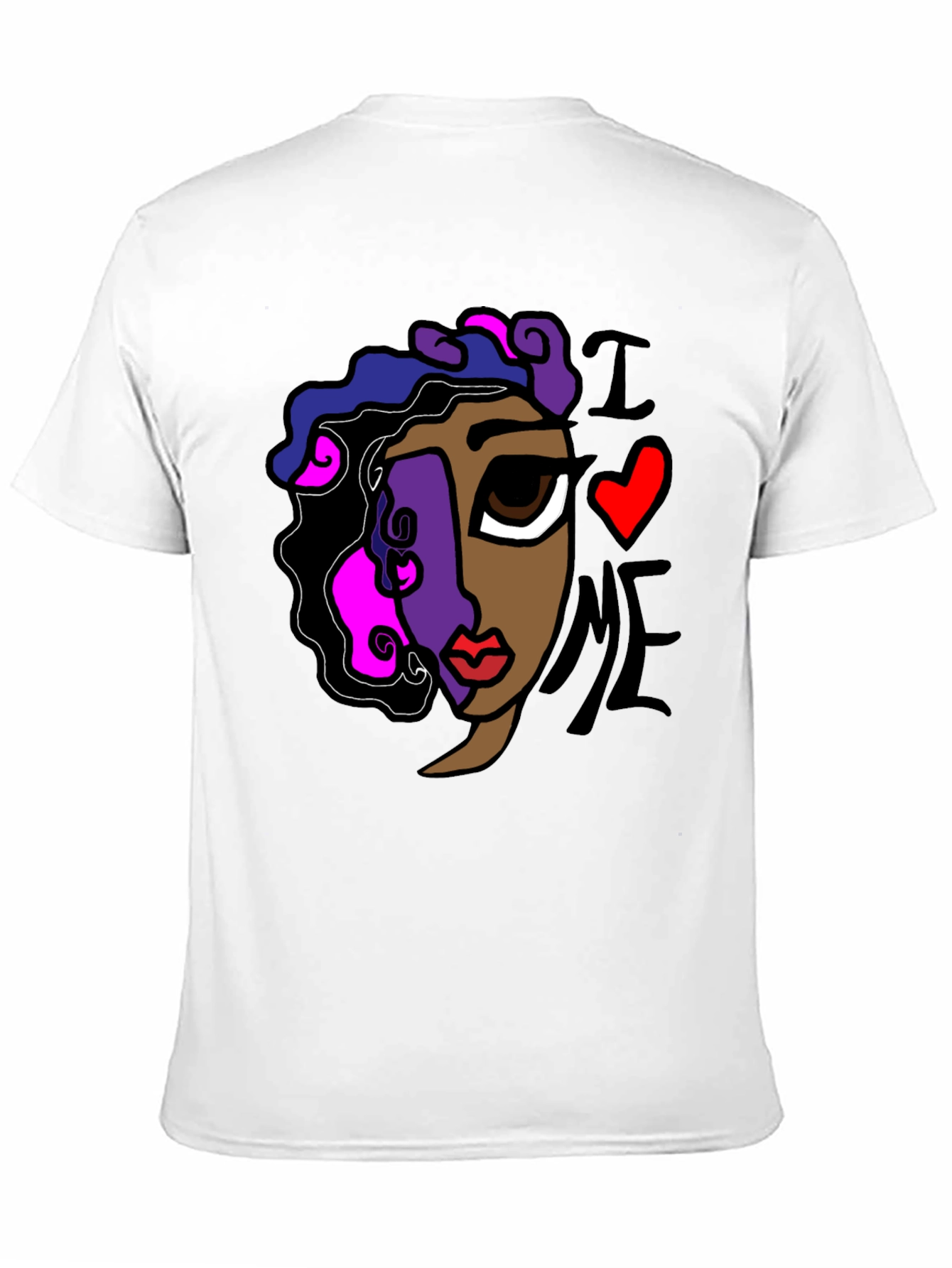Abstract I Love Me Graphic Tee