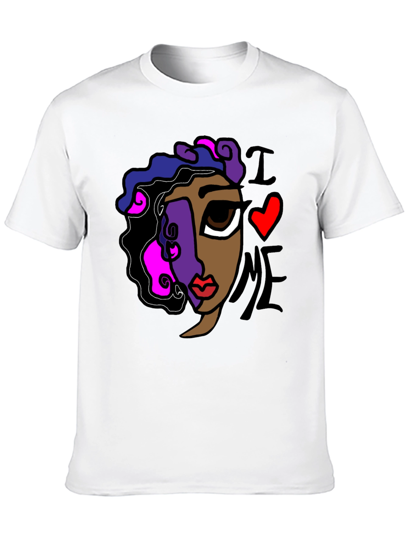 Abstract I Love Me Graphic Tee