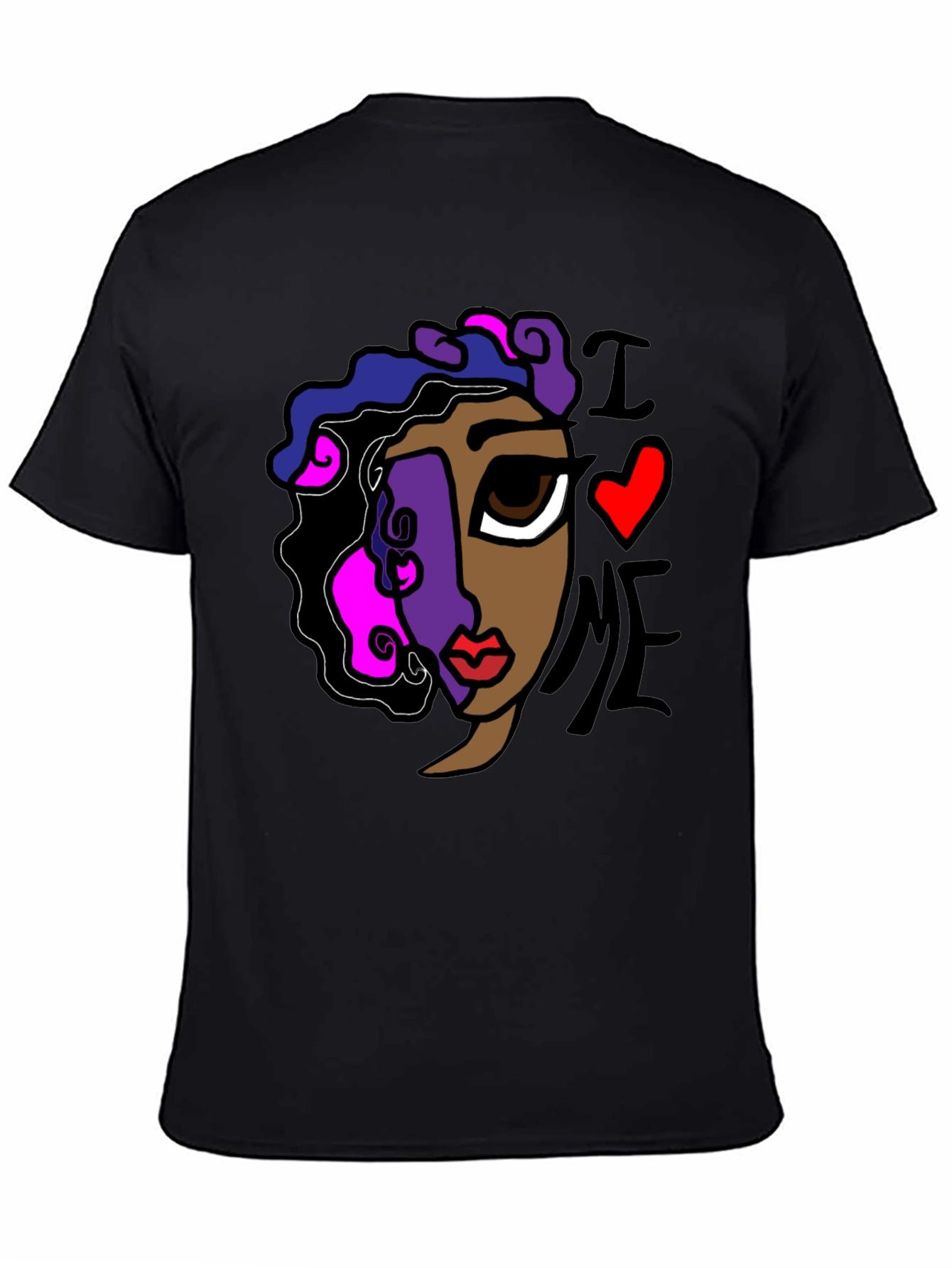 Abstract I Love Me Graphic Tee