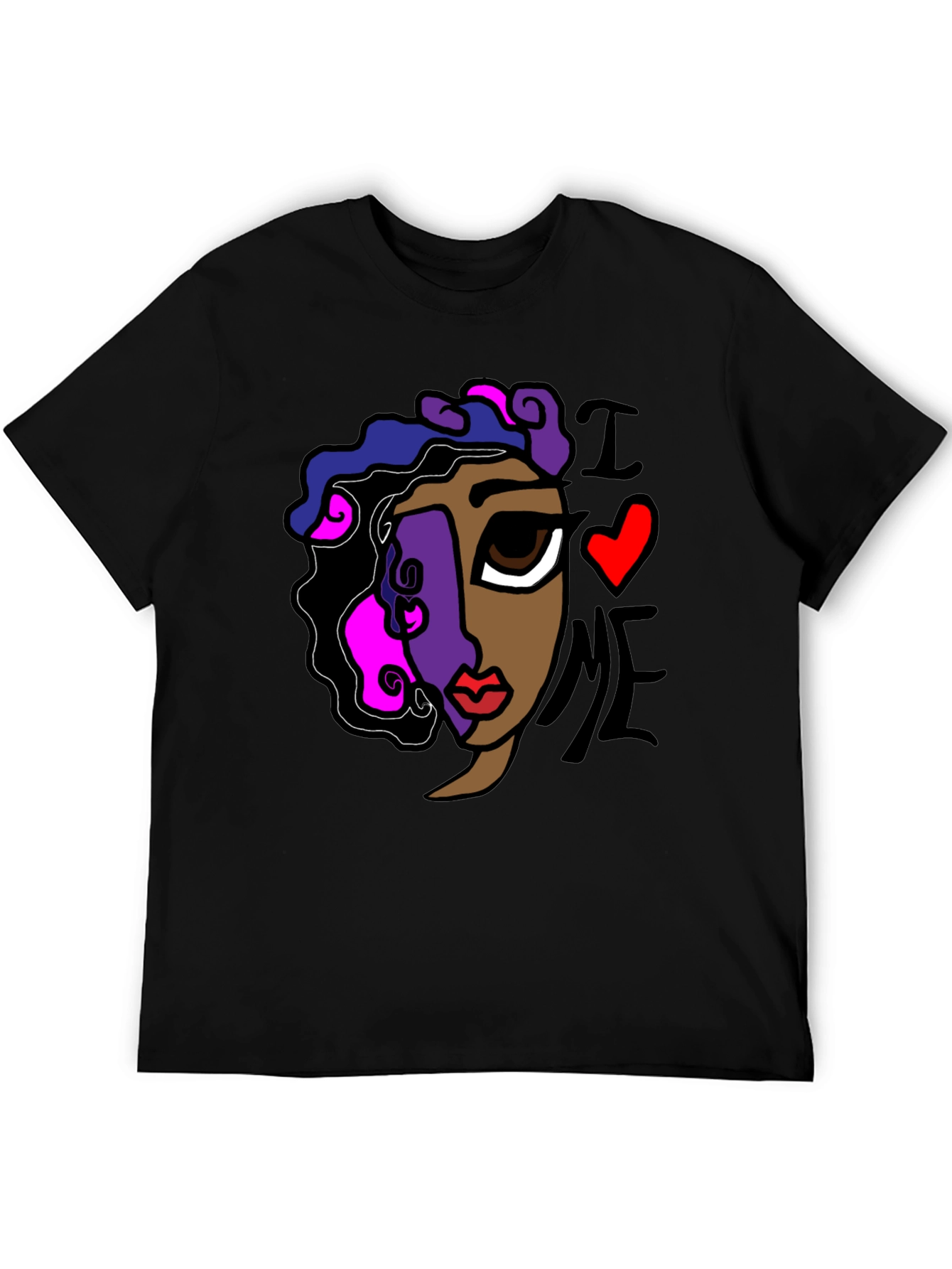 Abstract I Love Me Graphic Tee