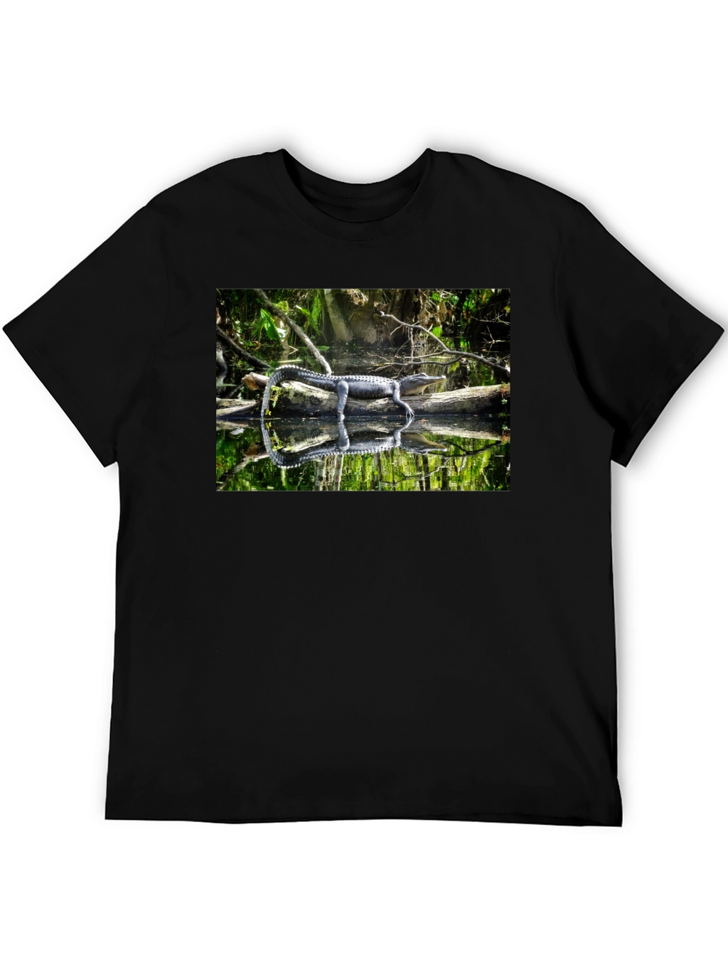 Alligator Reflection Graphic T-Shirt