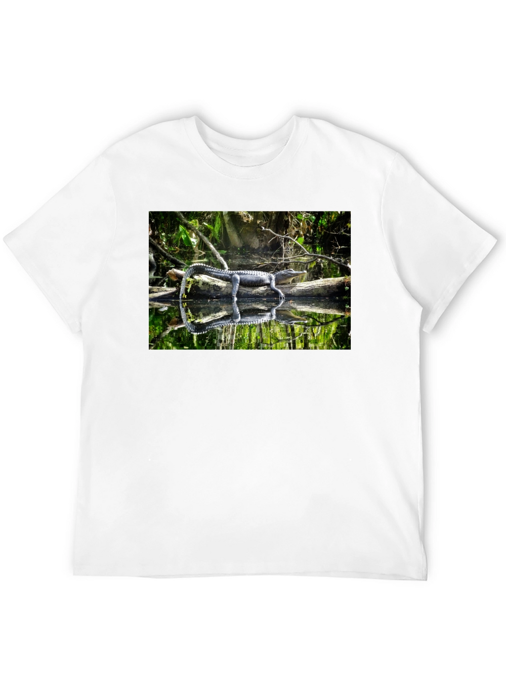 Alligator Reflection Graphic T-Shirt