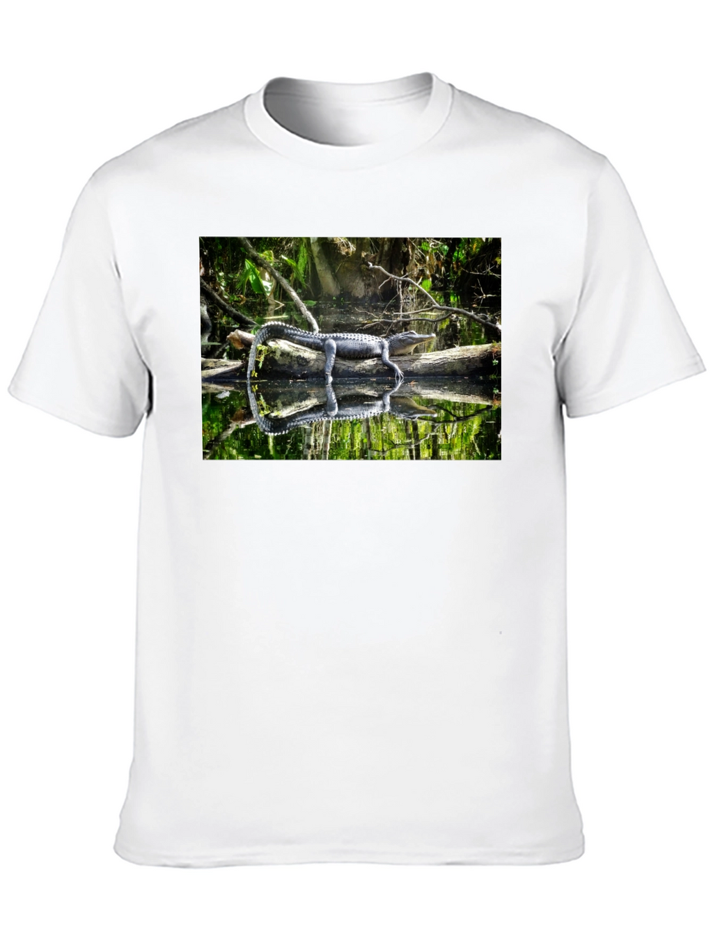 Alligator Reflection Graphic T-Shirt