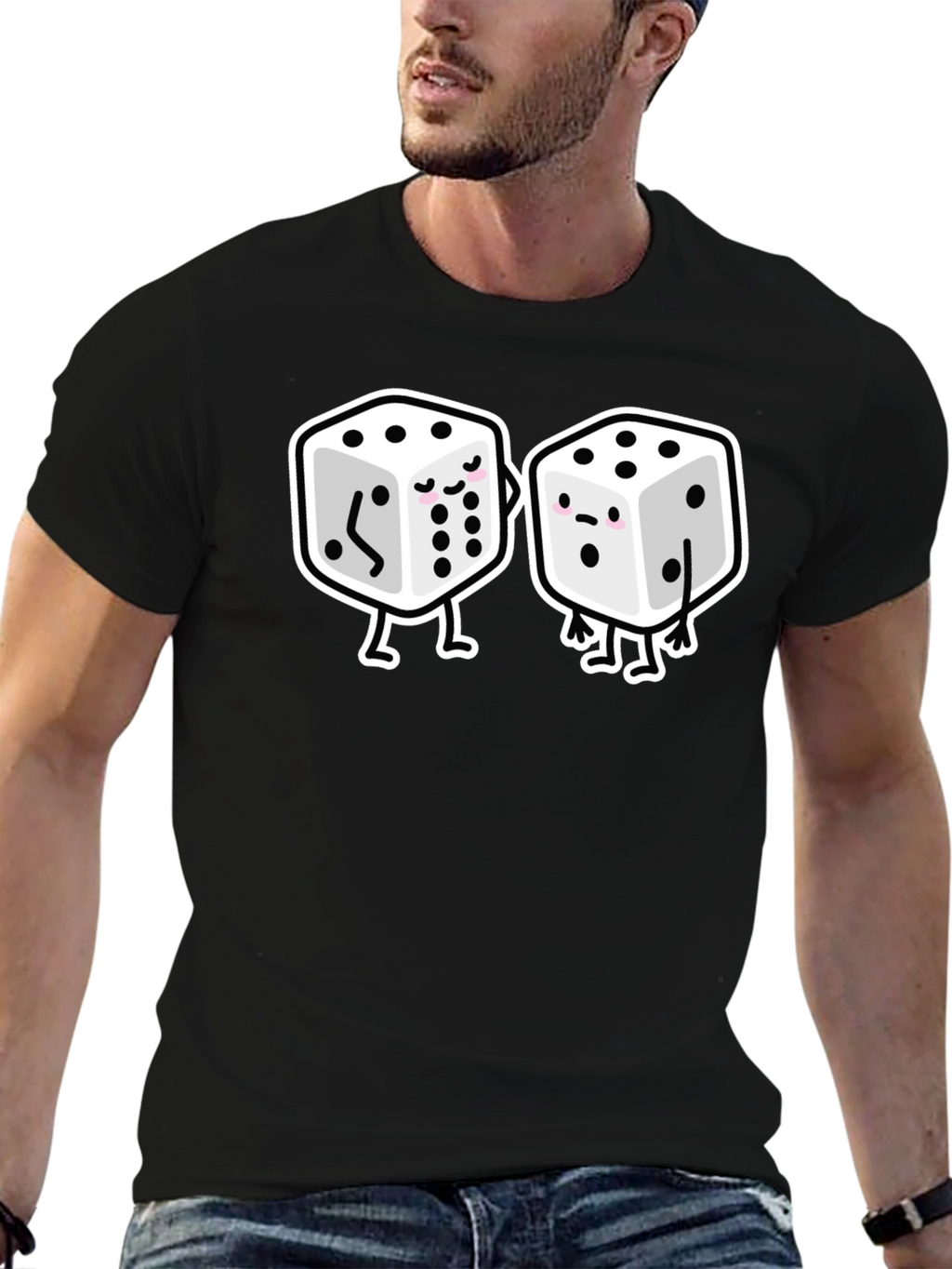Dice Buddies Graphic Tee - Black