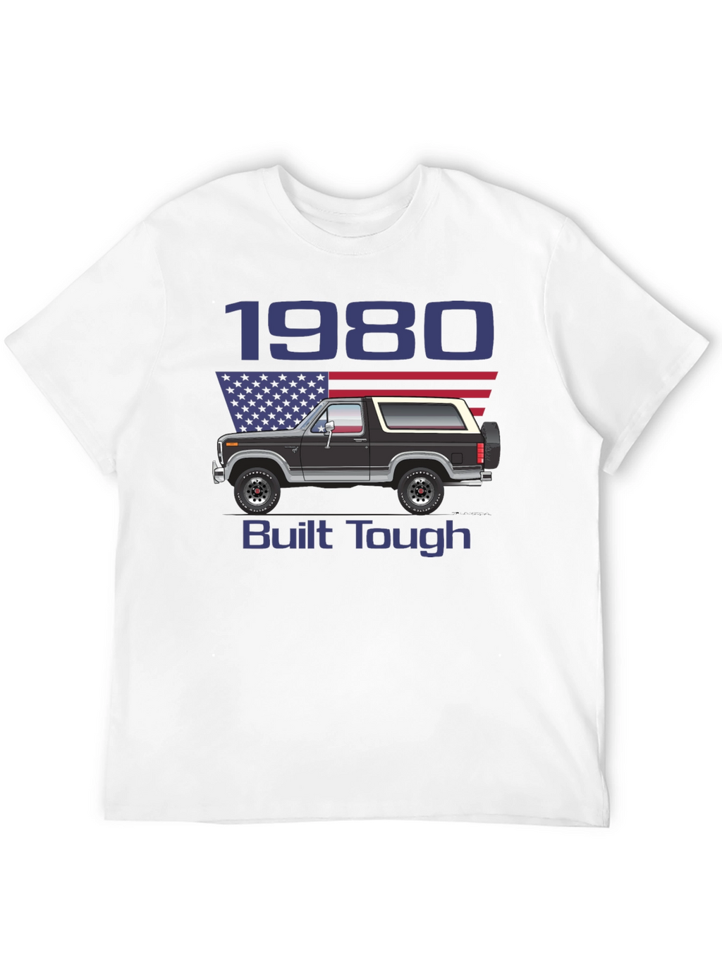 1980 Built Tough Bronco T-Shirt