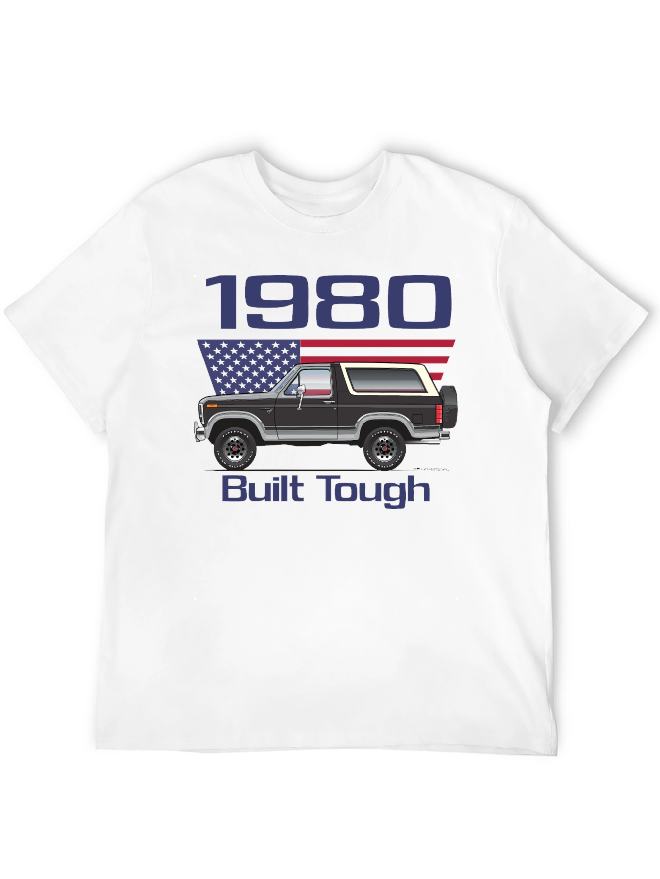 1980 Built Tough Bronco T-Shirt