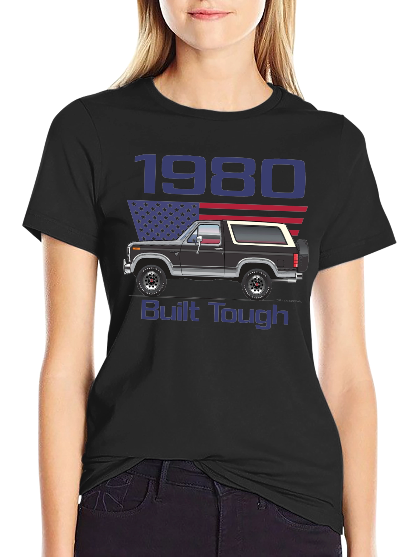 1980 Built Tough Bronco T-Shirt