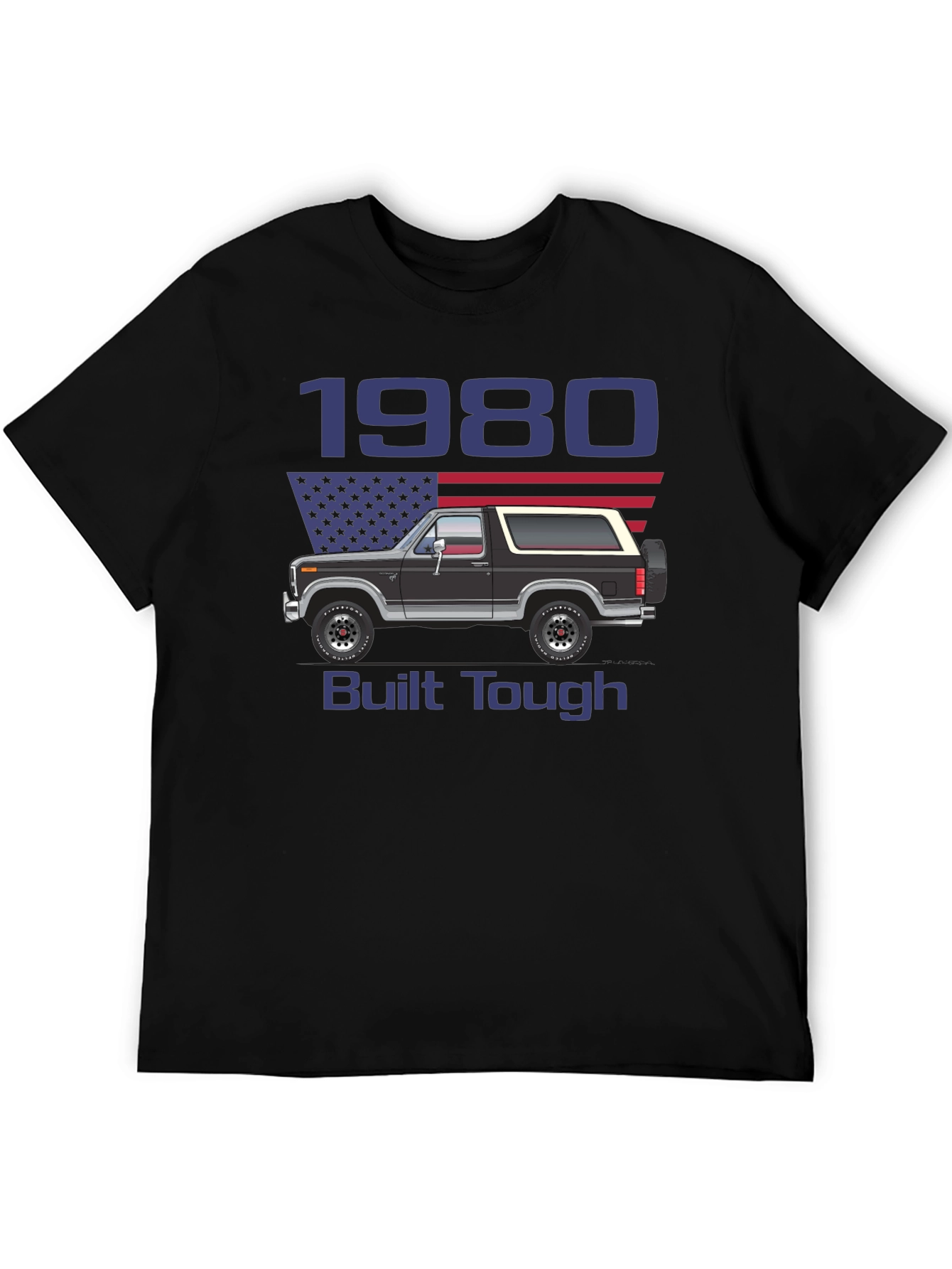 1980 Built Tough Bronco T-Shirt