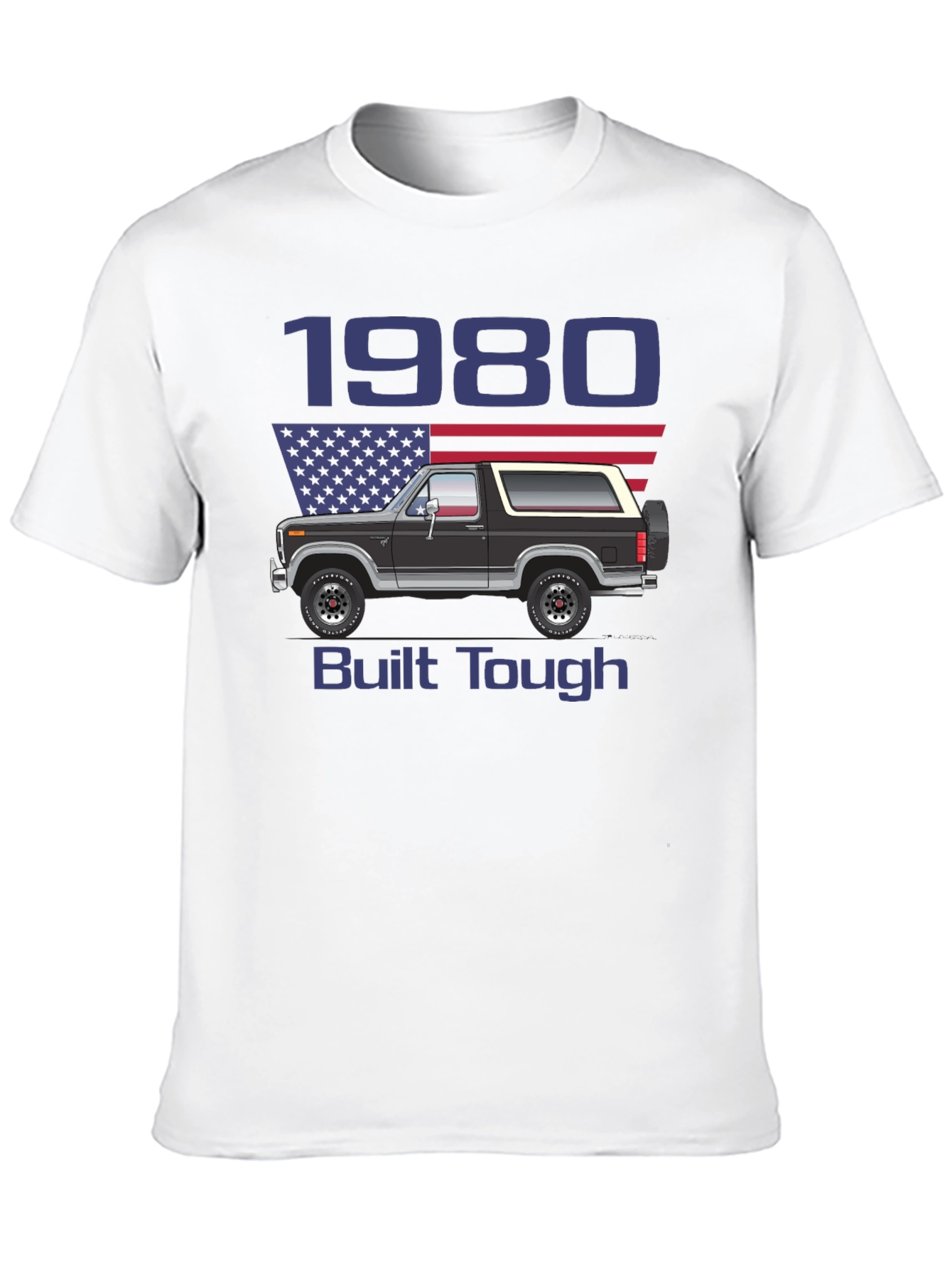 1980 Built Tough Bronco T-Shirt