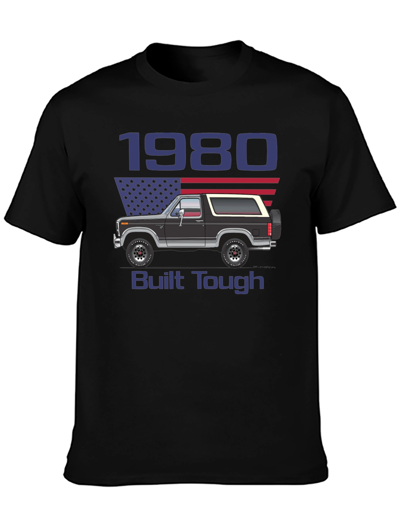 1980 Built Tough Bronco T-Shirt