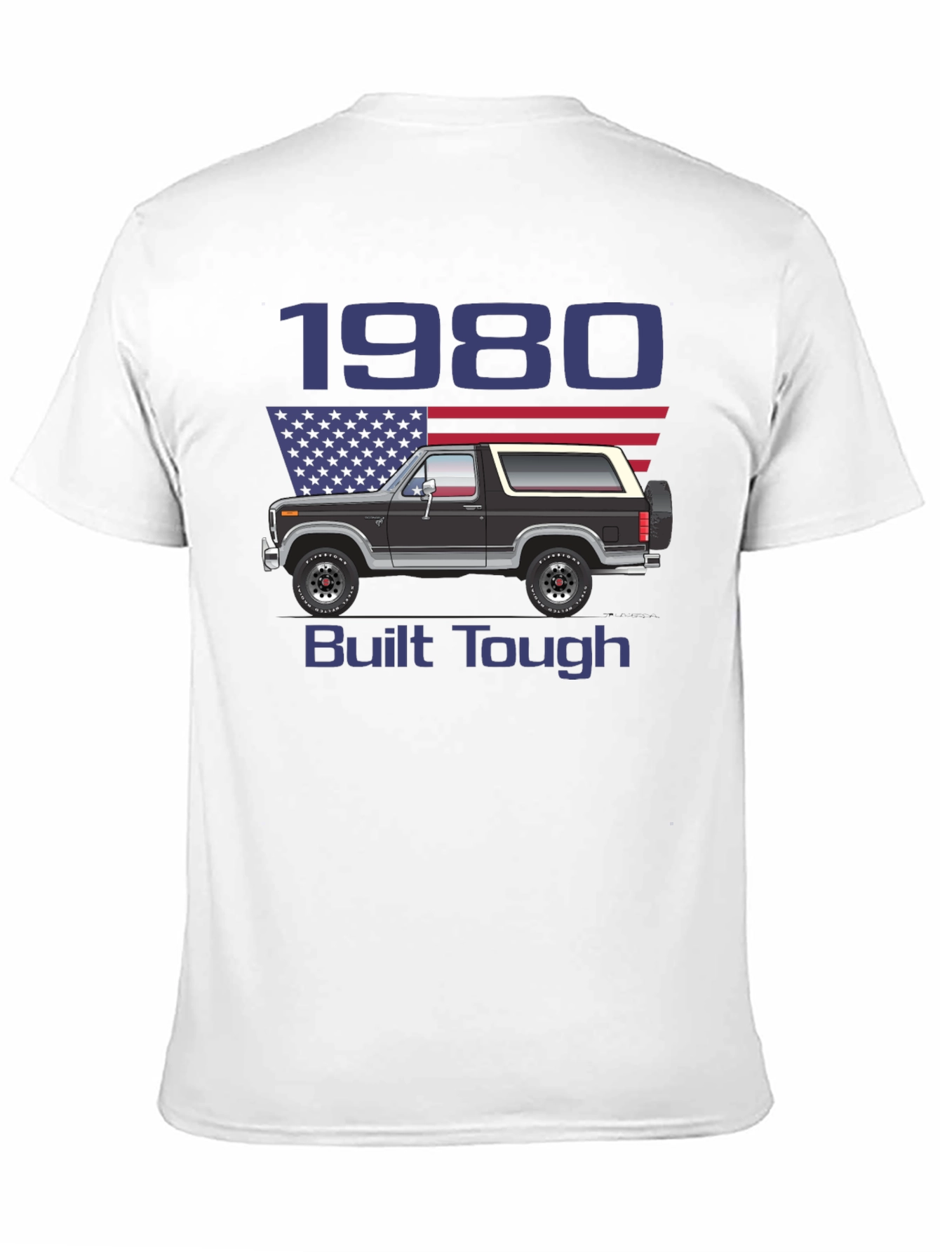 1980 Built Tough Bronco T-Shirt