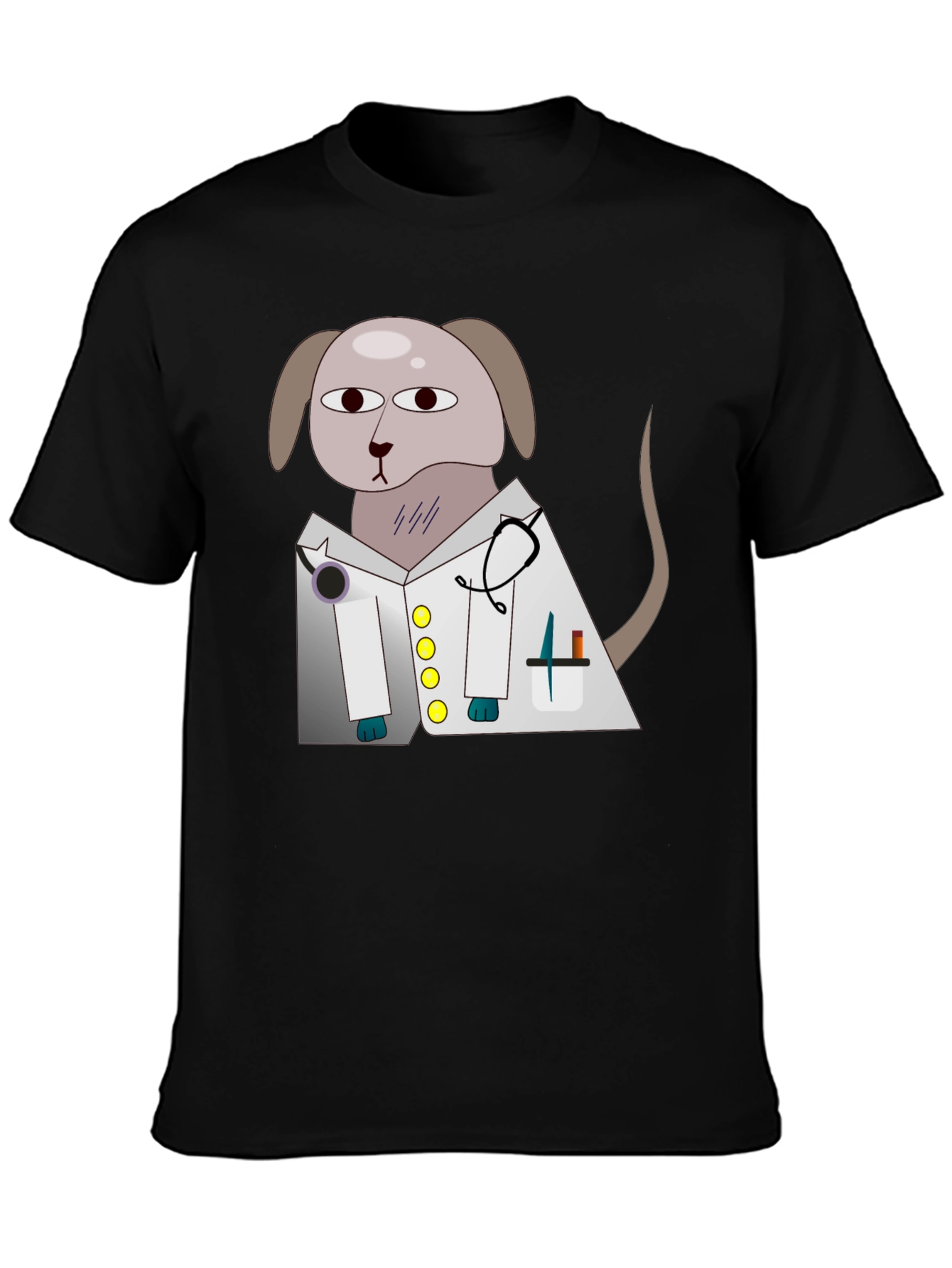 Dog Doctor T-Shirt - Cartoon Vet Design