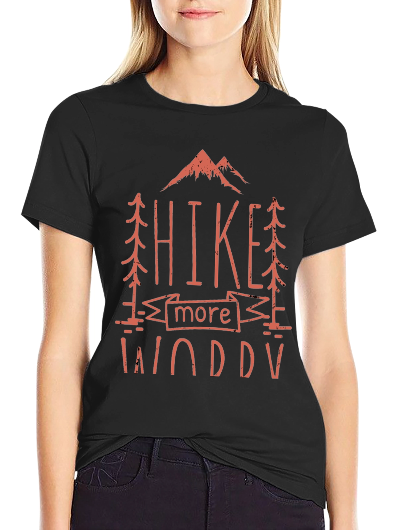 Hike More Worry Less Graphic Tee