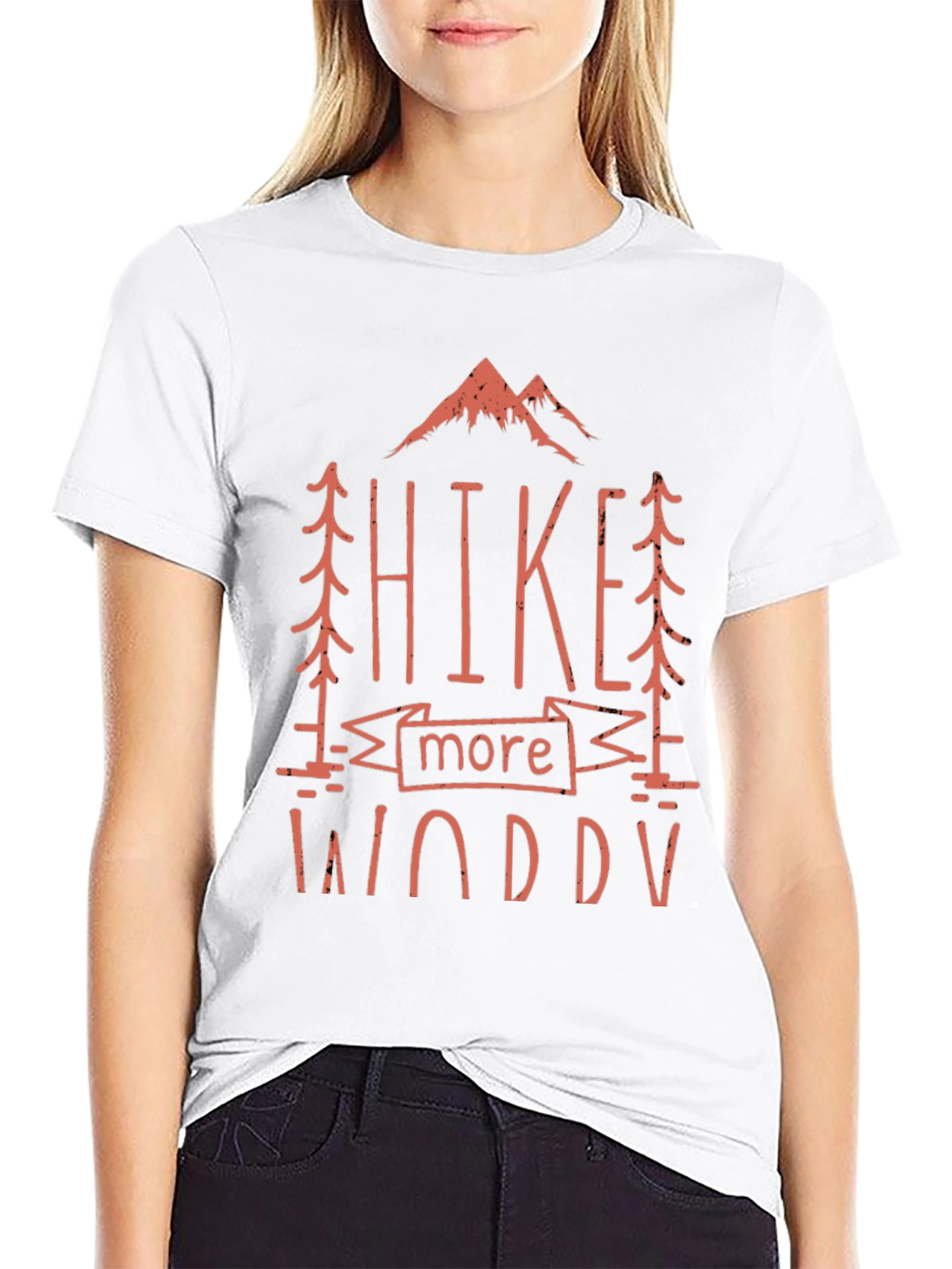 Hike More Worry Less Graphic Tee