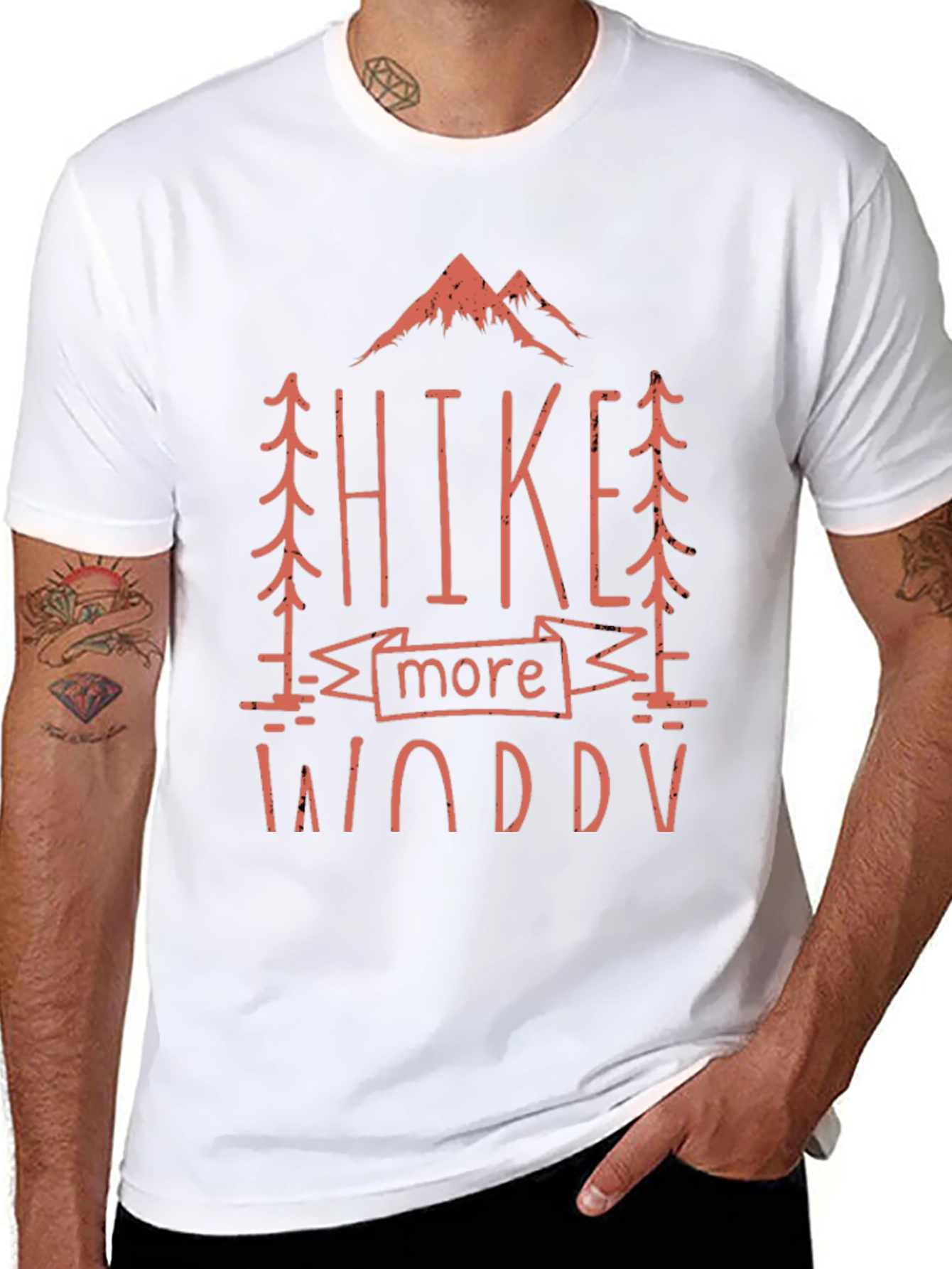 Hike More Worry Less Graphic Tee
