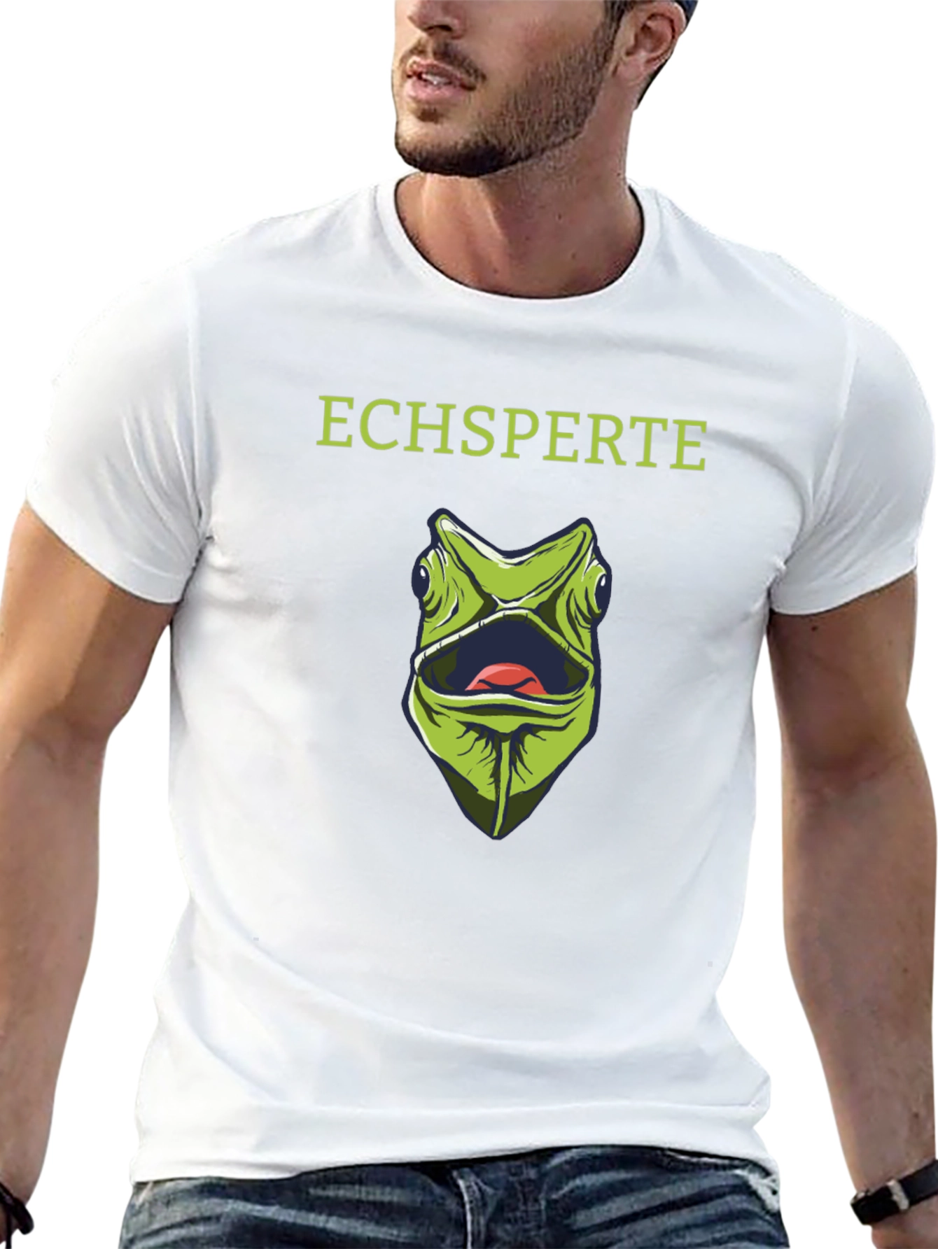 Echsperte Chameleon Graphic Tee - Unique Reptile Lover Shirt