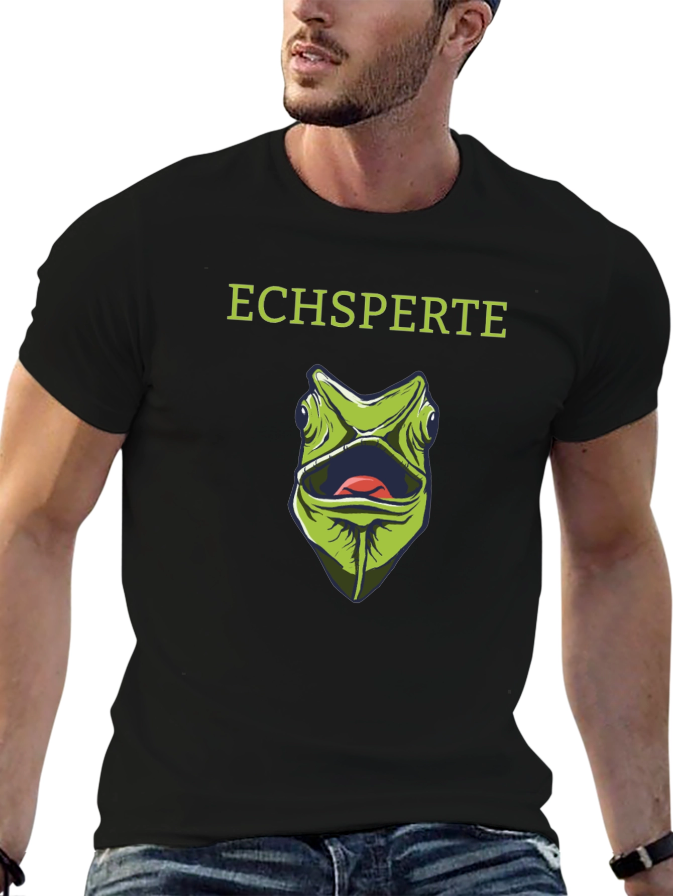 Echsperte Chameleon Graphic Tee - Unique Reptile Lover Shirt