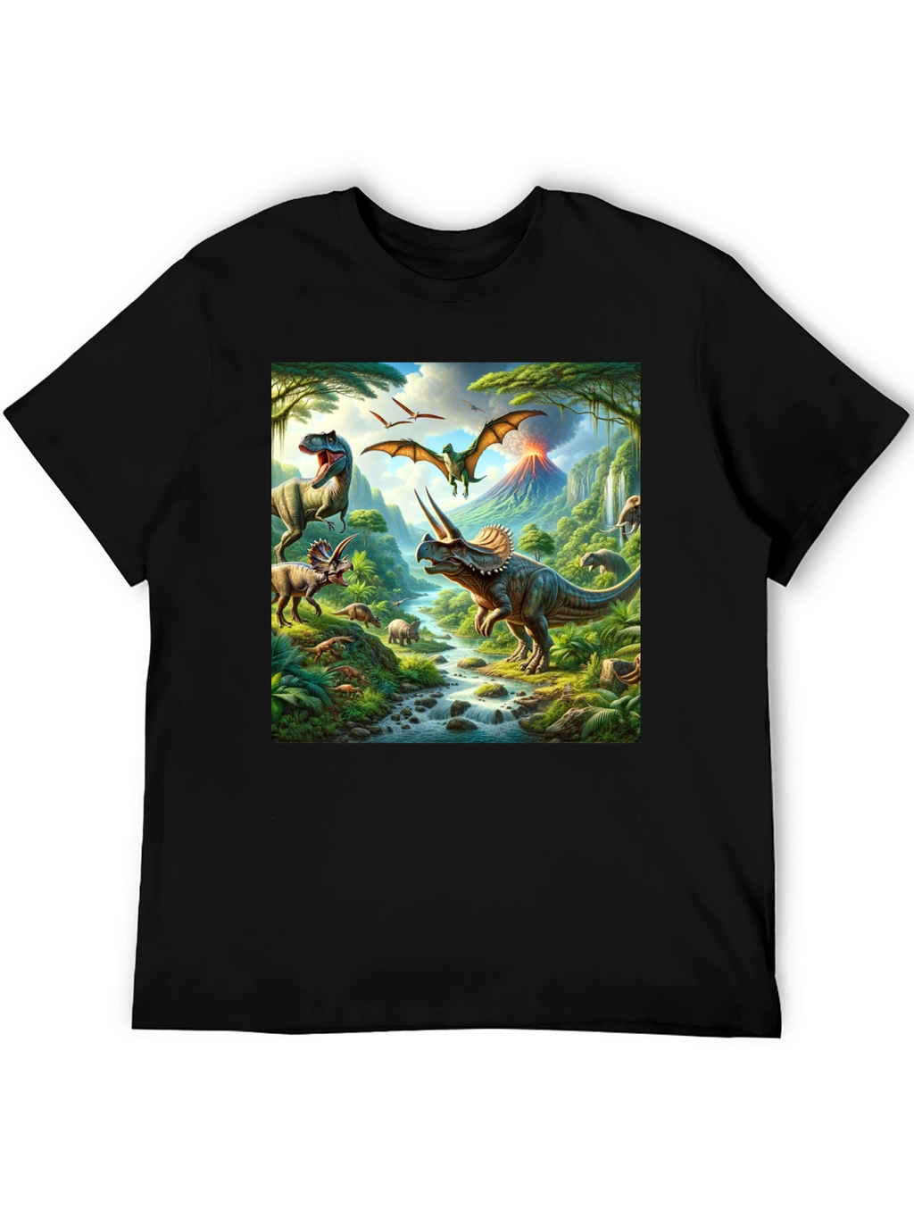 Dinosaur Print T-Shirt - Prehistoric Adventure