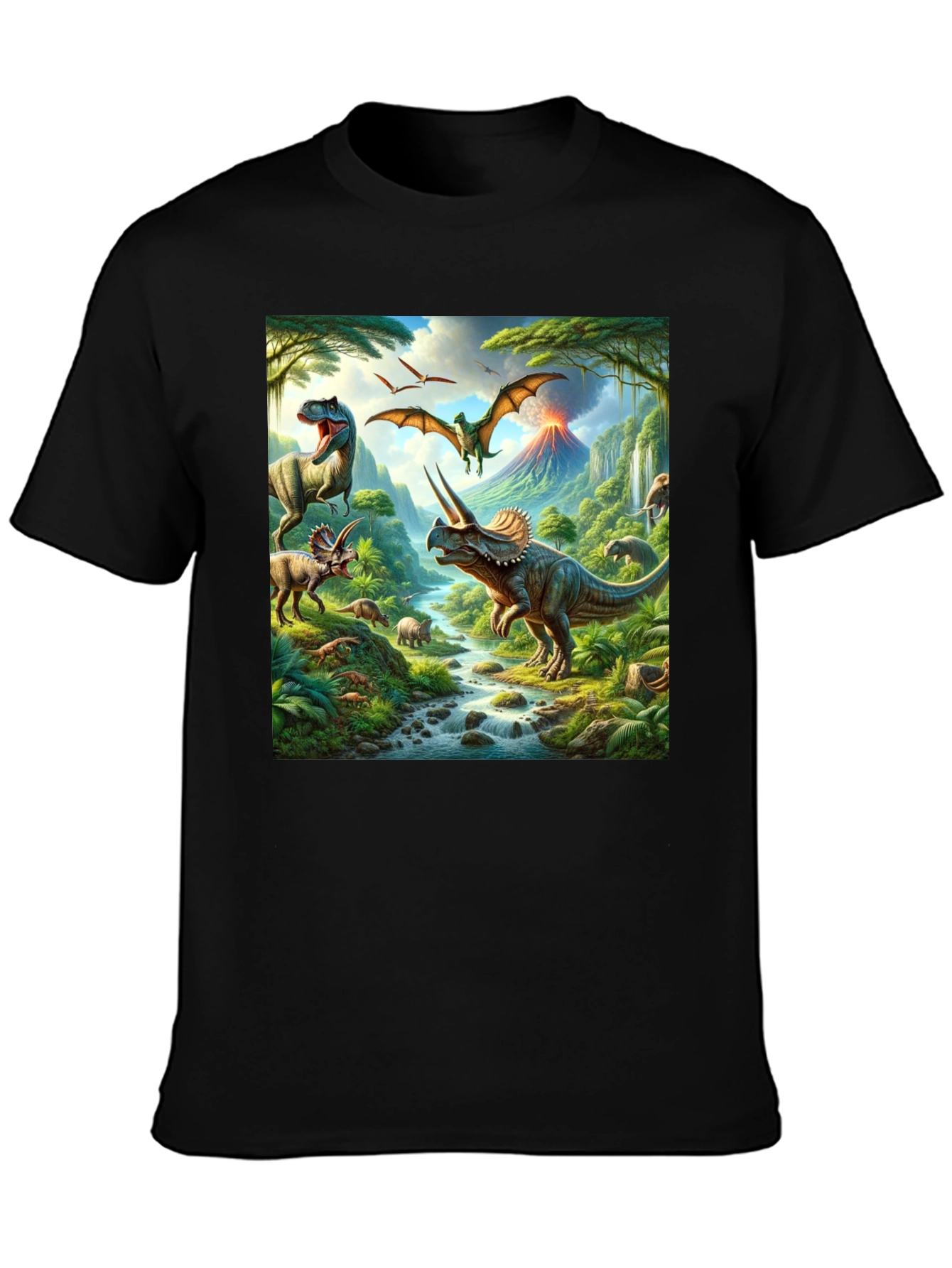 Dinosaur Print T-Shirt - Prehistoric Adventure