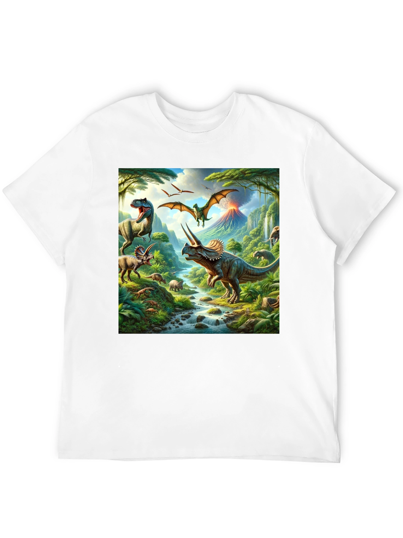 Dinosaur Print T-Shirt - Prehistoric Adventure