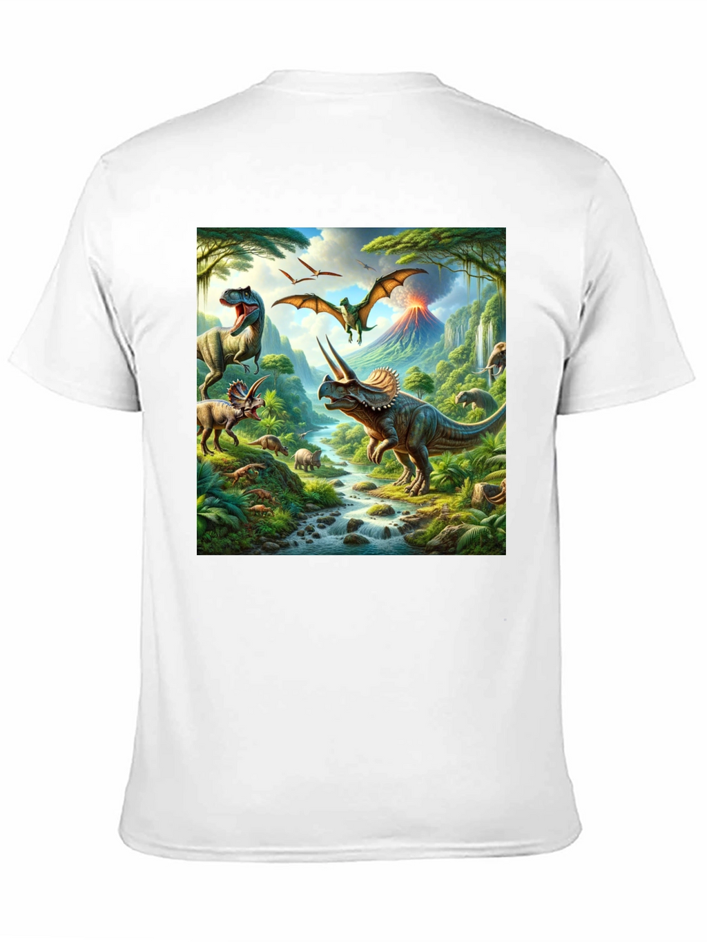 Dinosaur Print T-Shirt - Prehistoric Adventure