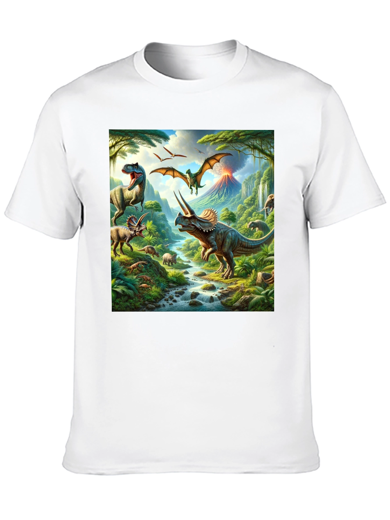 Dinosaur Print T-Shirt - Prehistoric Adventure
