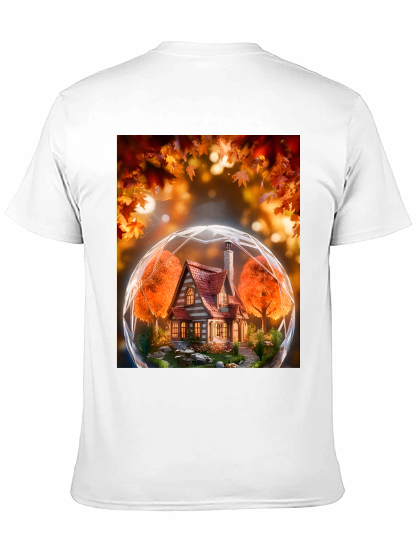 Autumnal House Globe Graphic Tee