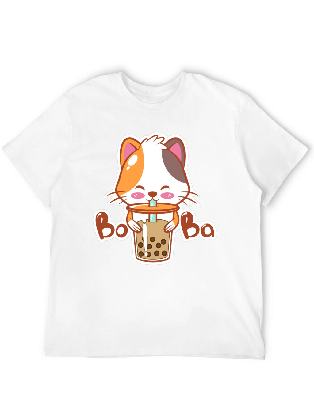 Cat Boba T-Shirt - Cute Kawaii Style