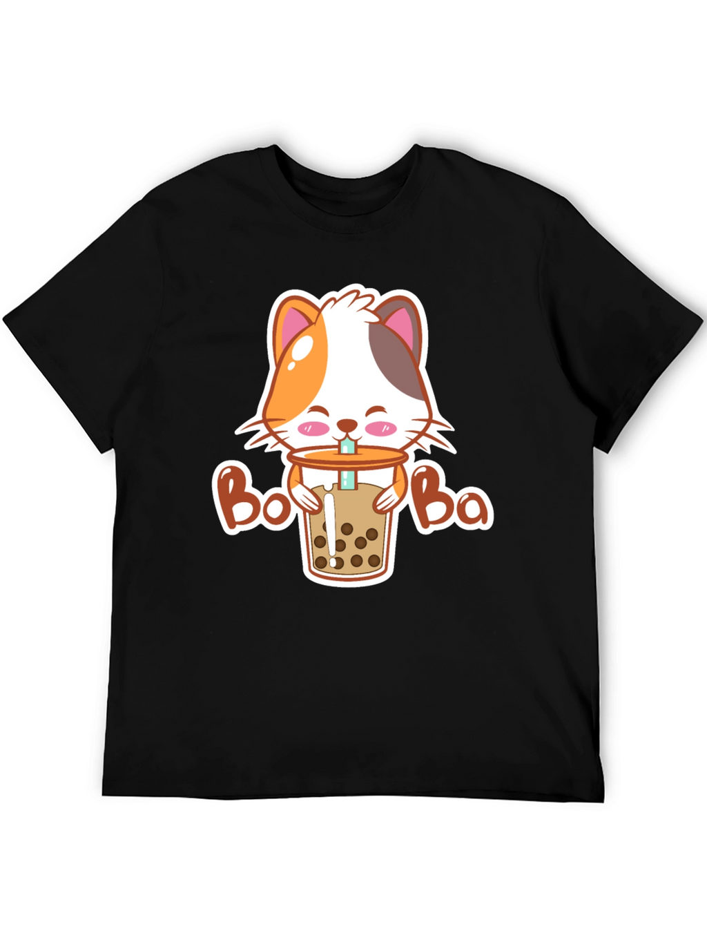 Cat Boba T-Shirt - Cute Kawaii Style