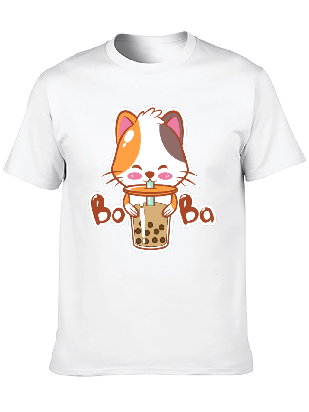 Cat Boba T-Shirt - Cute Kawaii Style
