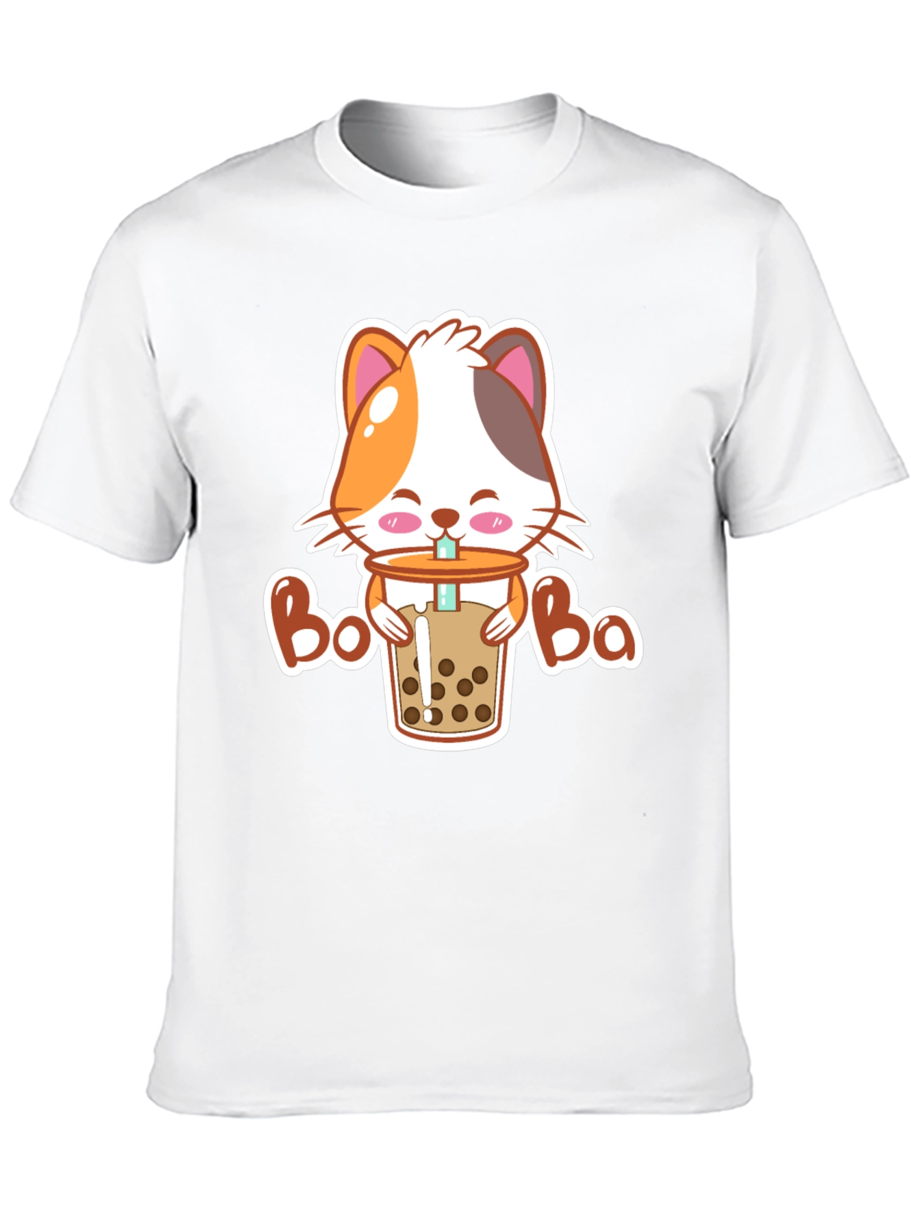 Cat Boba T-Shirt - Cute Kawaii Style