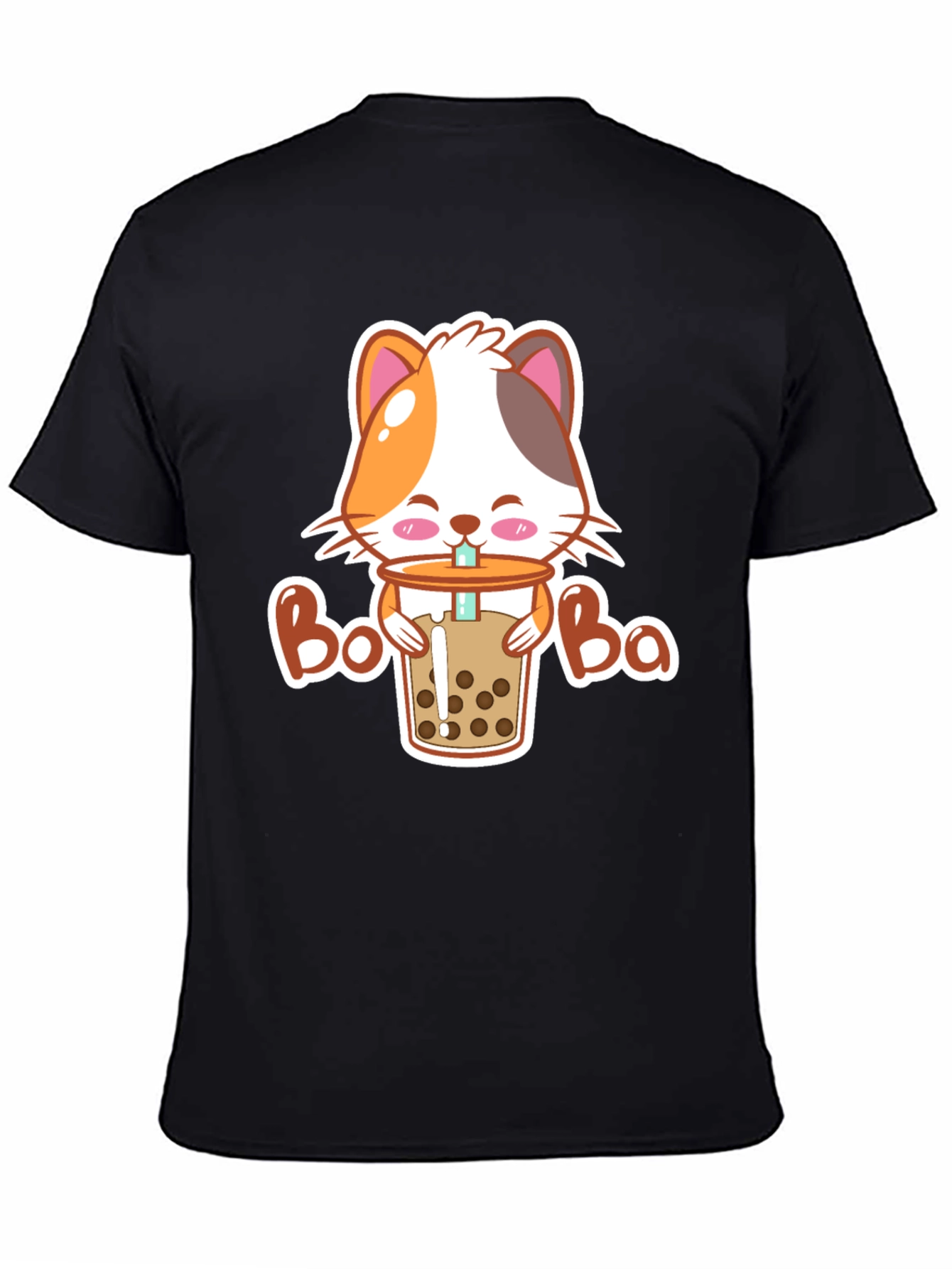 Cat Boba T-Shirt - Cute Kawaii Style