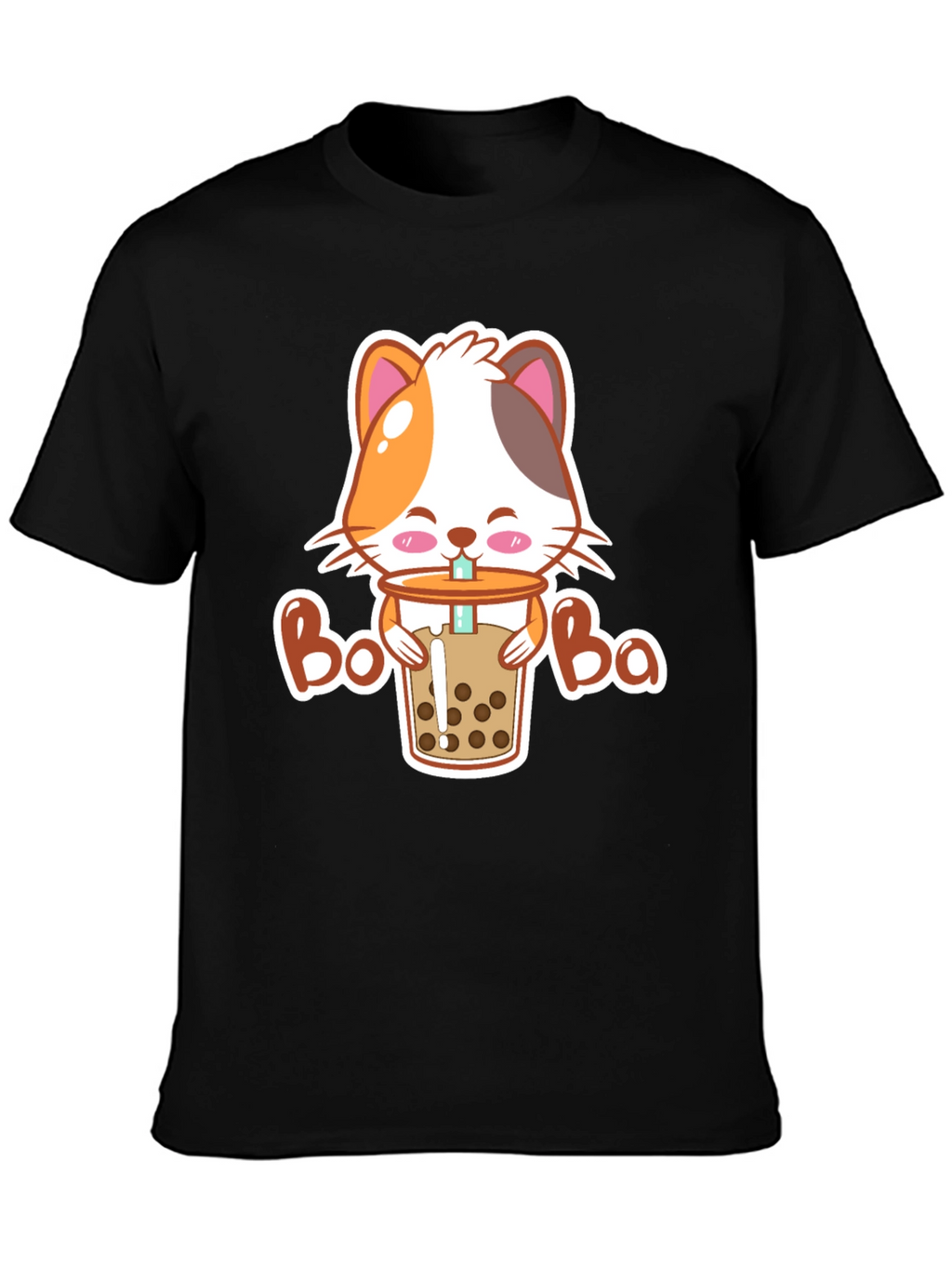 Cat Boba T-Shirt - Cute Kawaii Style
