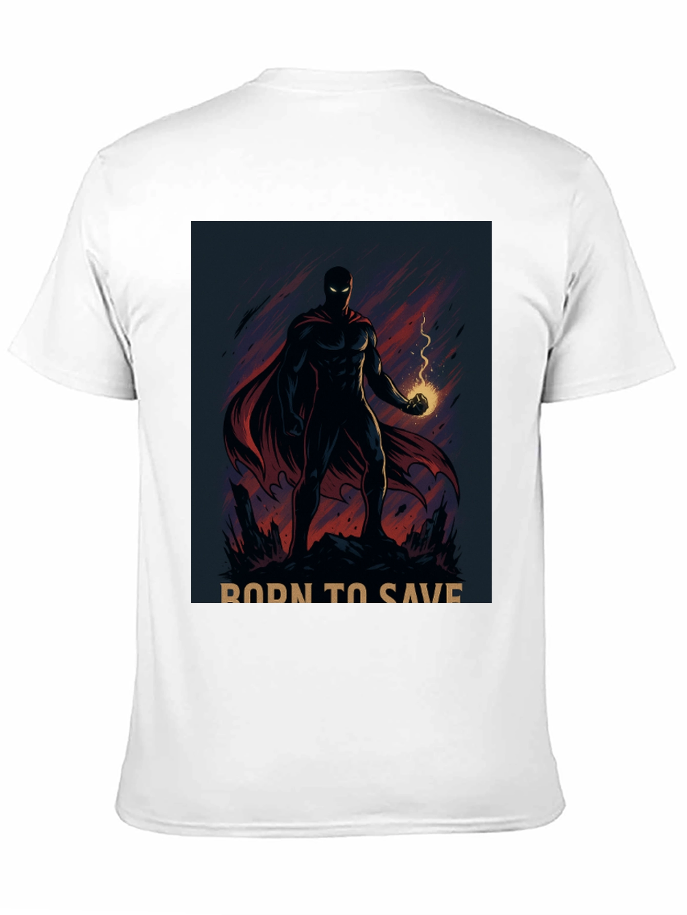 Born to Save Hero Graphic T-Shirt