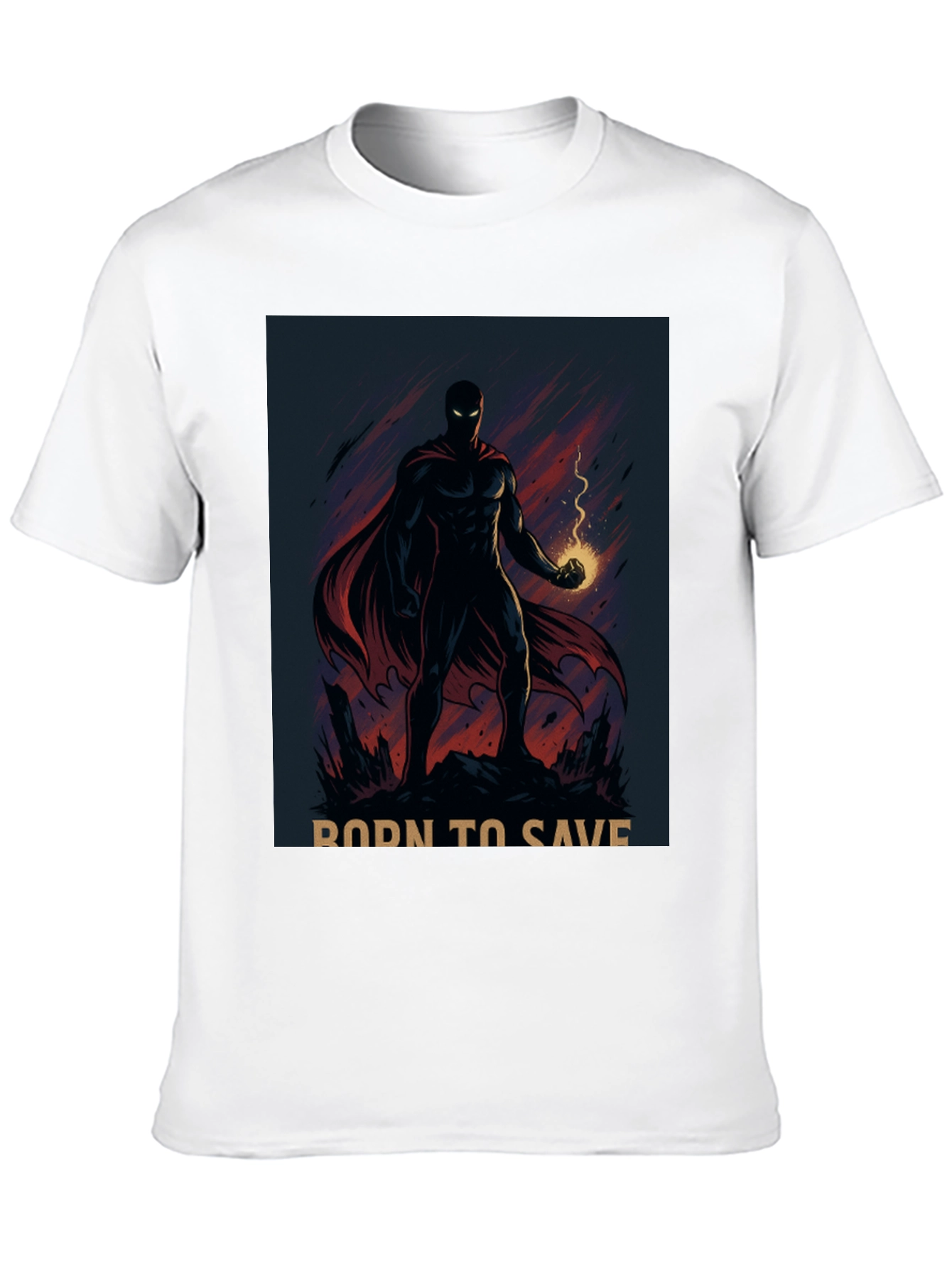 Born to Save Hero Graphic T-Shirt