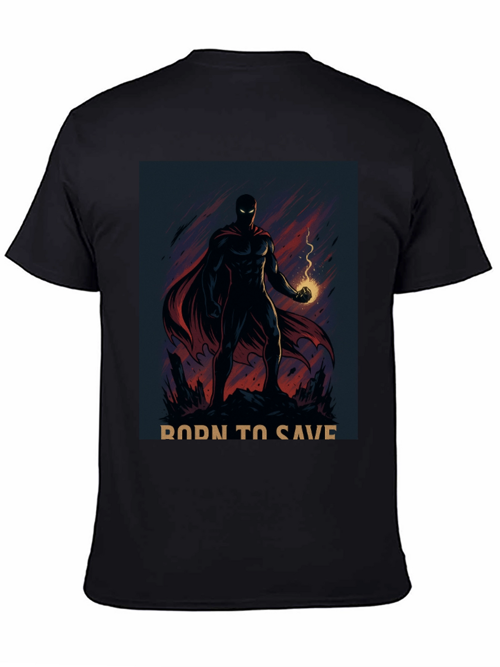 Born to Save Hero Graphic T-Shirt