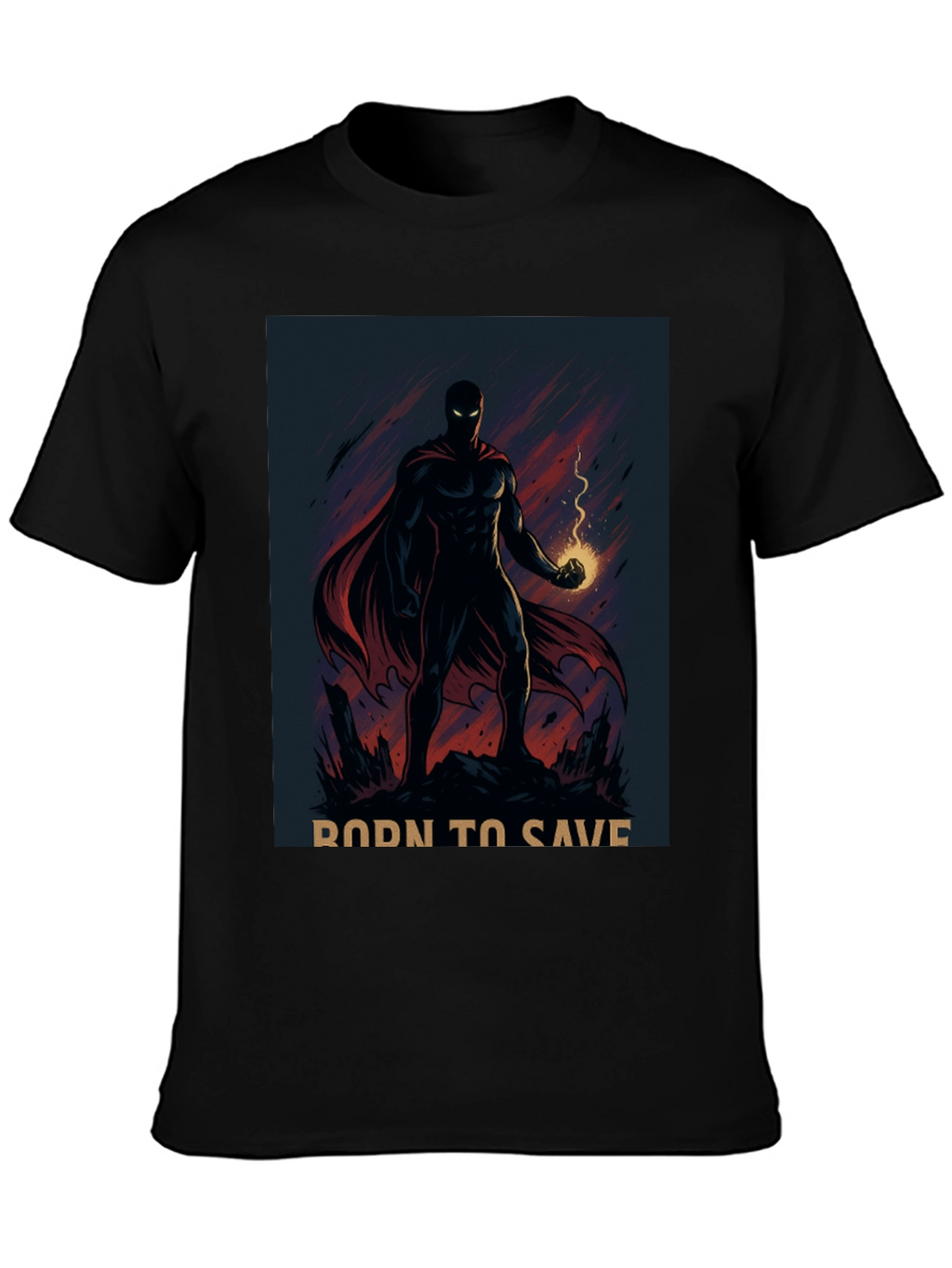Born to Save Hero Graphic T-Shirt