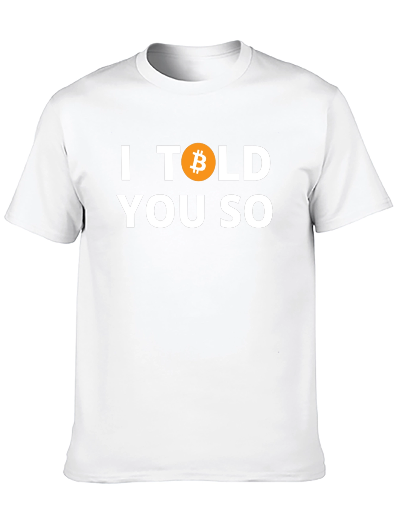 Bitcoin I Told You So Black T-Shirt