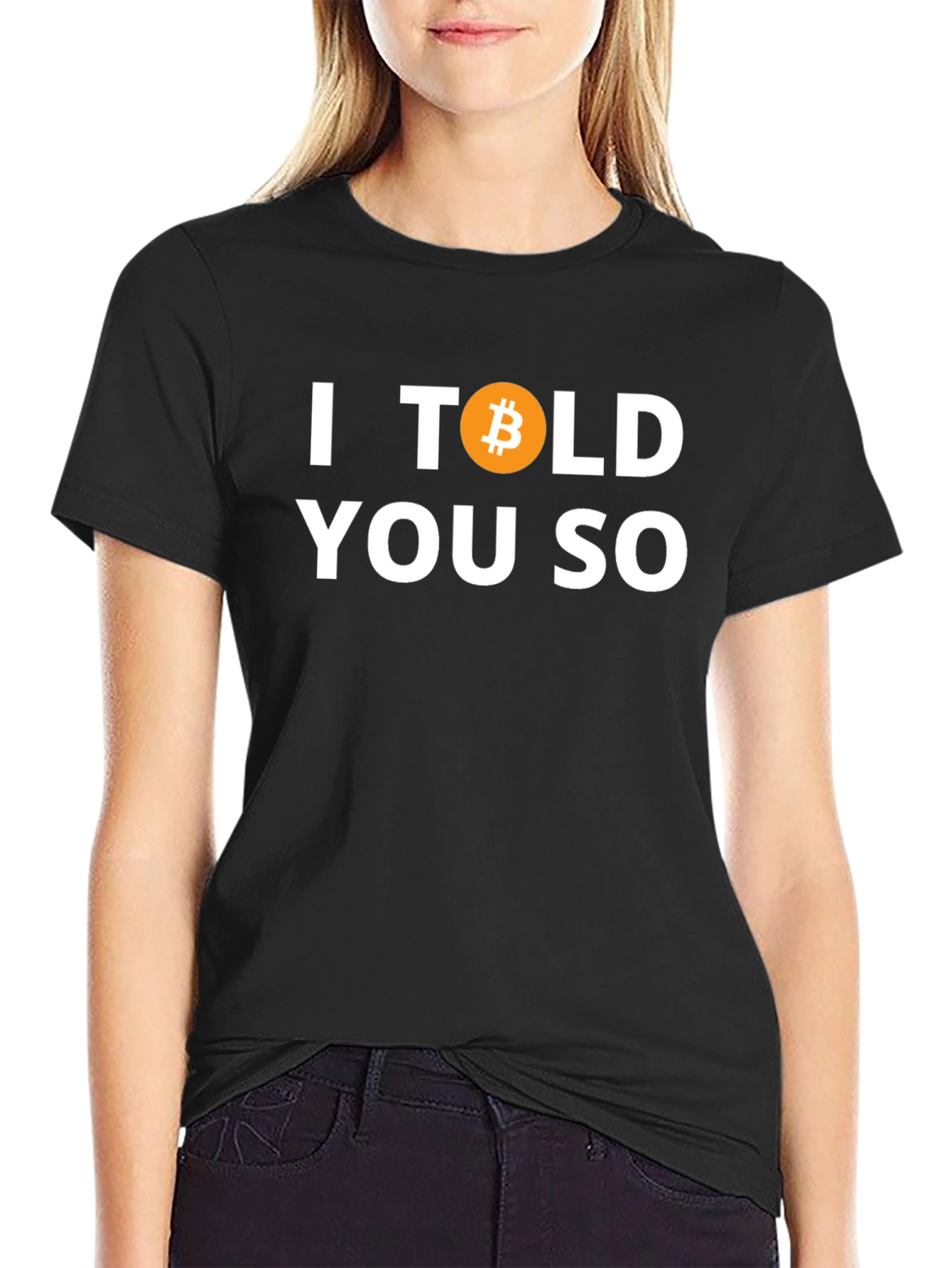 Bitcoin I Told You So Black T-Shirt