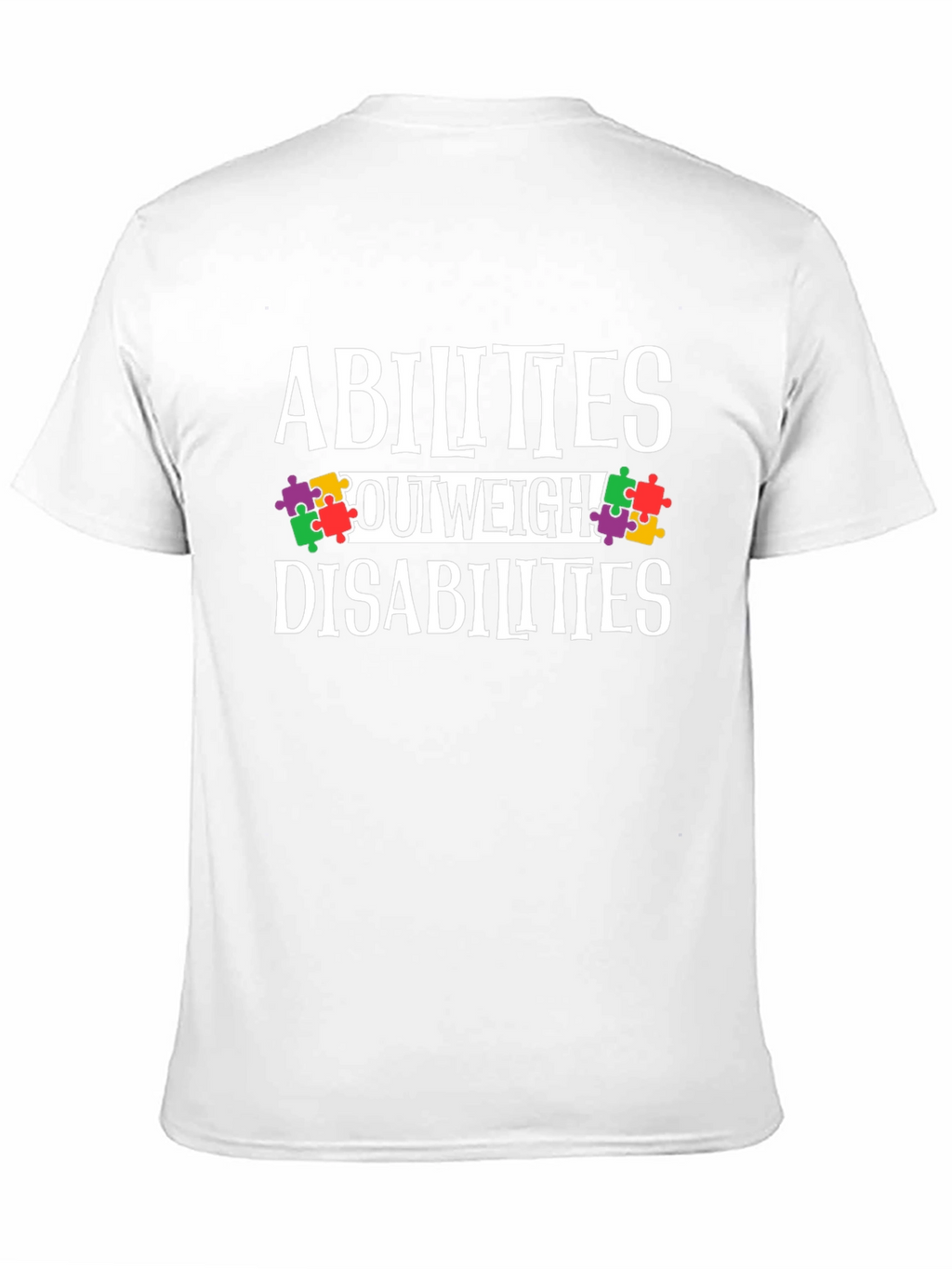Abilities Outweigh Disabilities Awareness T-Shirt