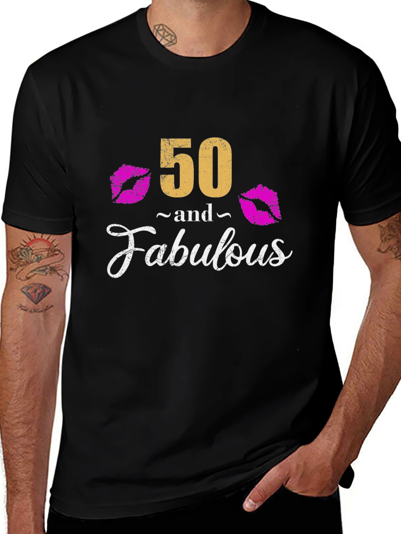 50 and Fabulous Graphic Tee
