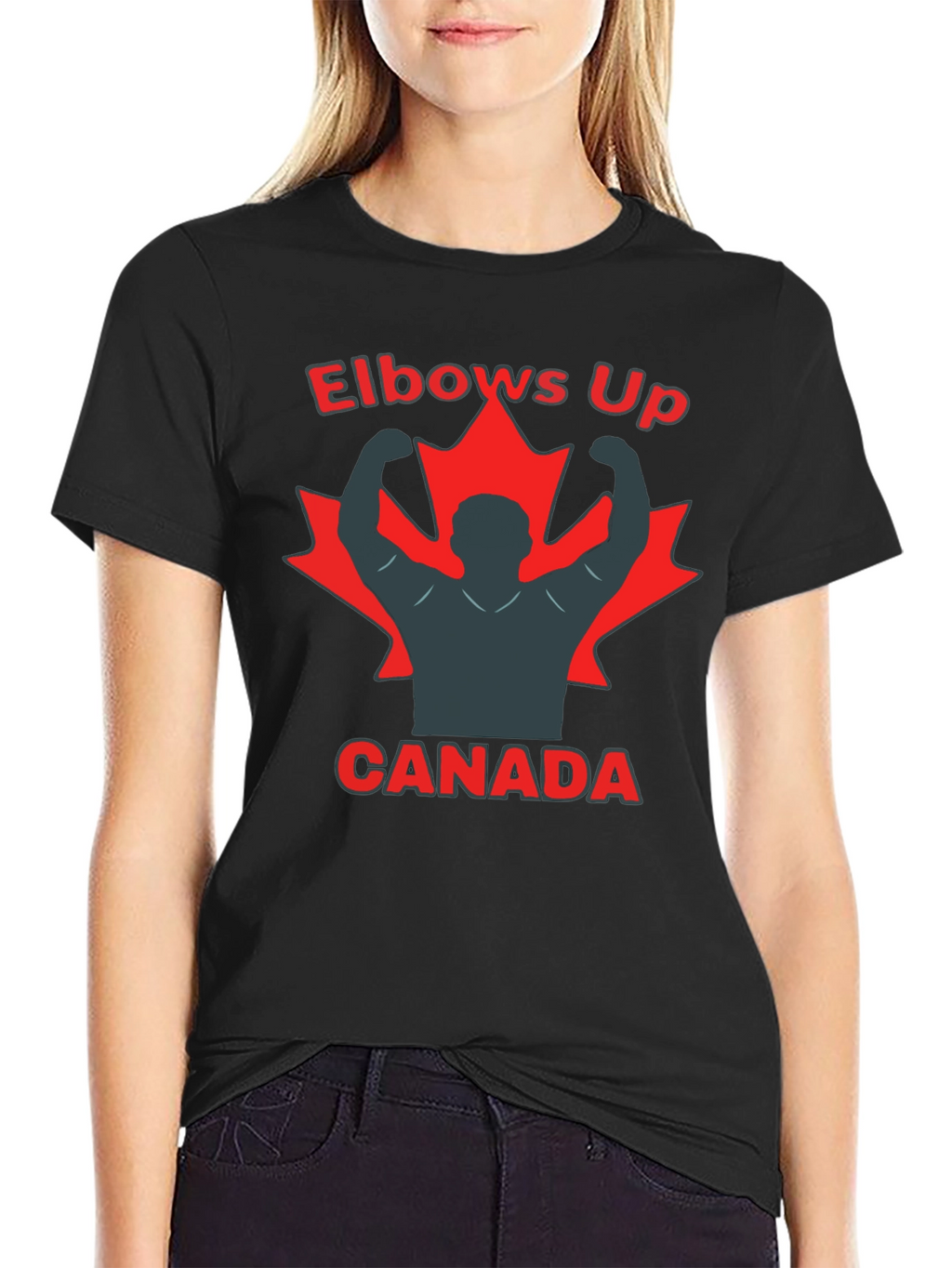 Elbows Up Canada Graphic T-Shirt