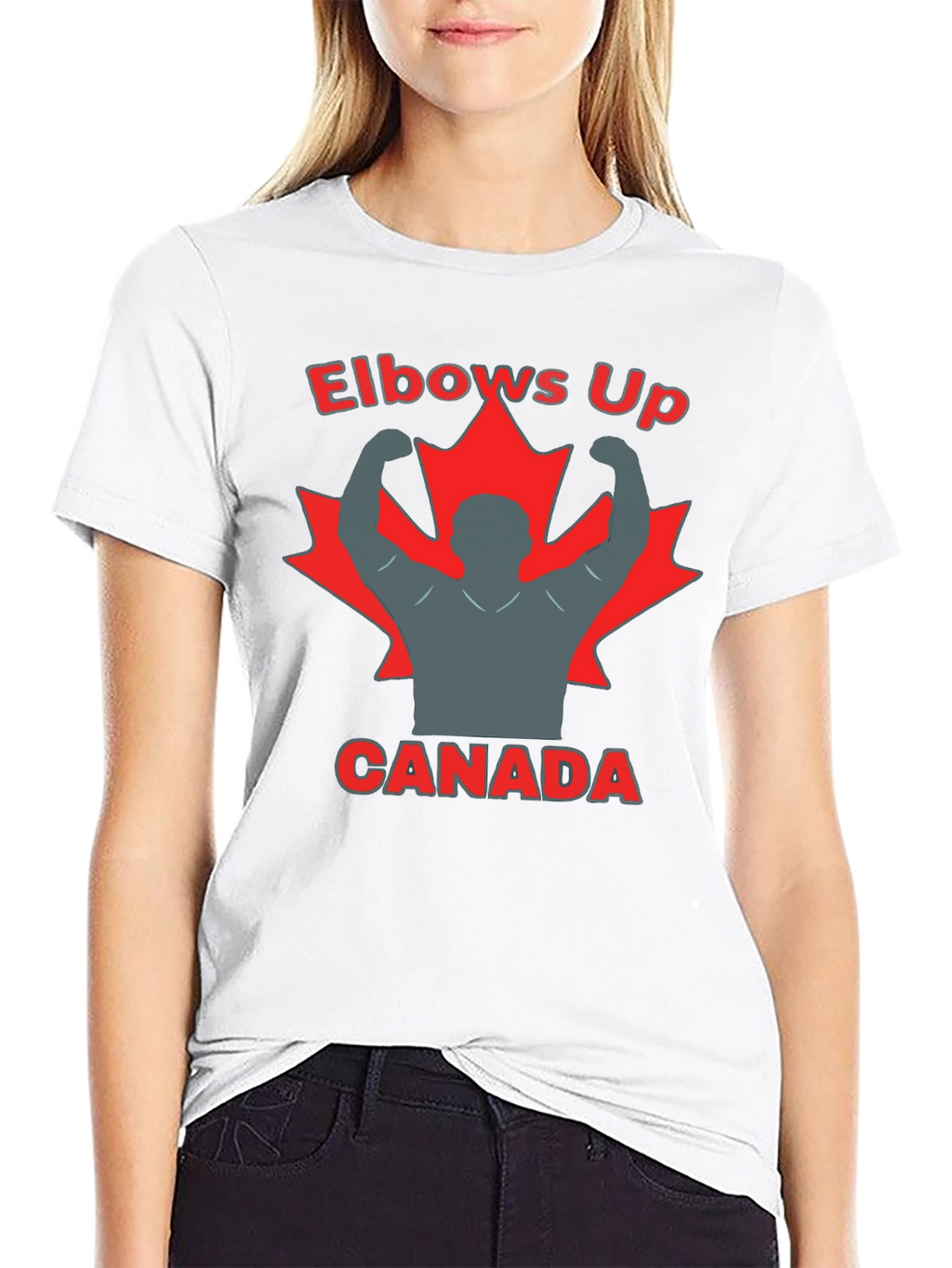 Elbows Up Canada Graphic T-Shirt