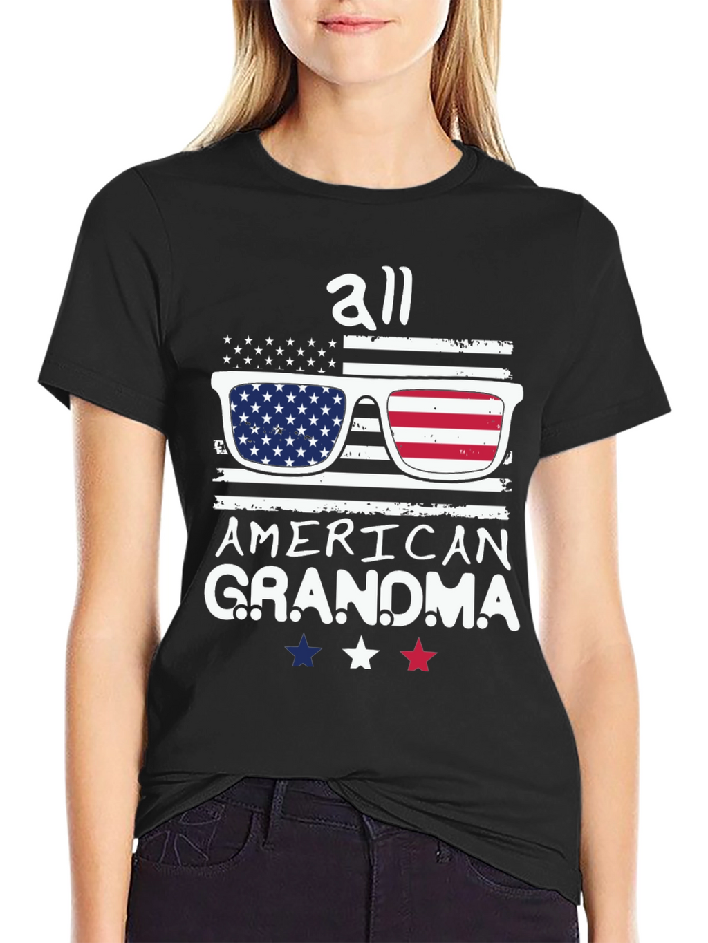 All American Grandma Patriotic T-Shirt