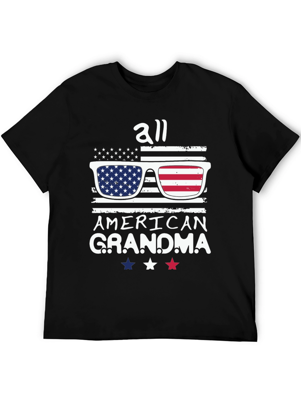 All American Grandma Patriotic T-Shirt