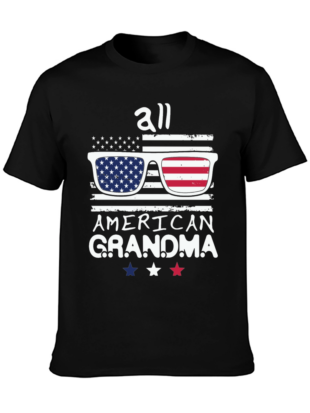 All American Grandma Patriotic T-Shirt