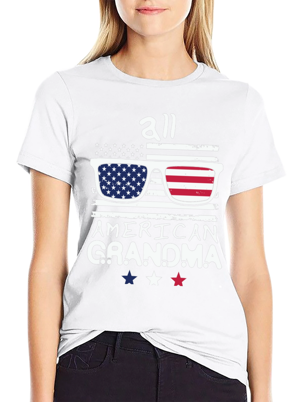 All American Grandma Patriotic T-Shirt