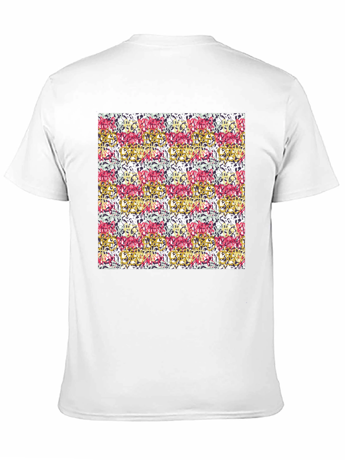 Abstract Art Print Black Tee