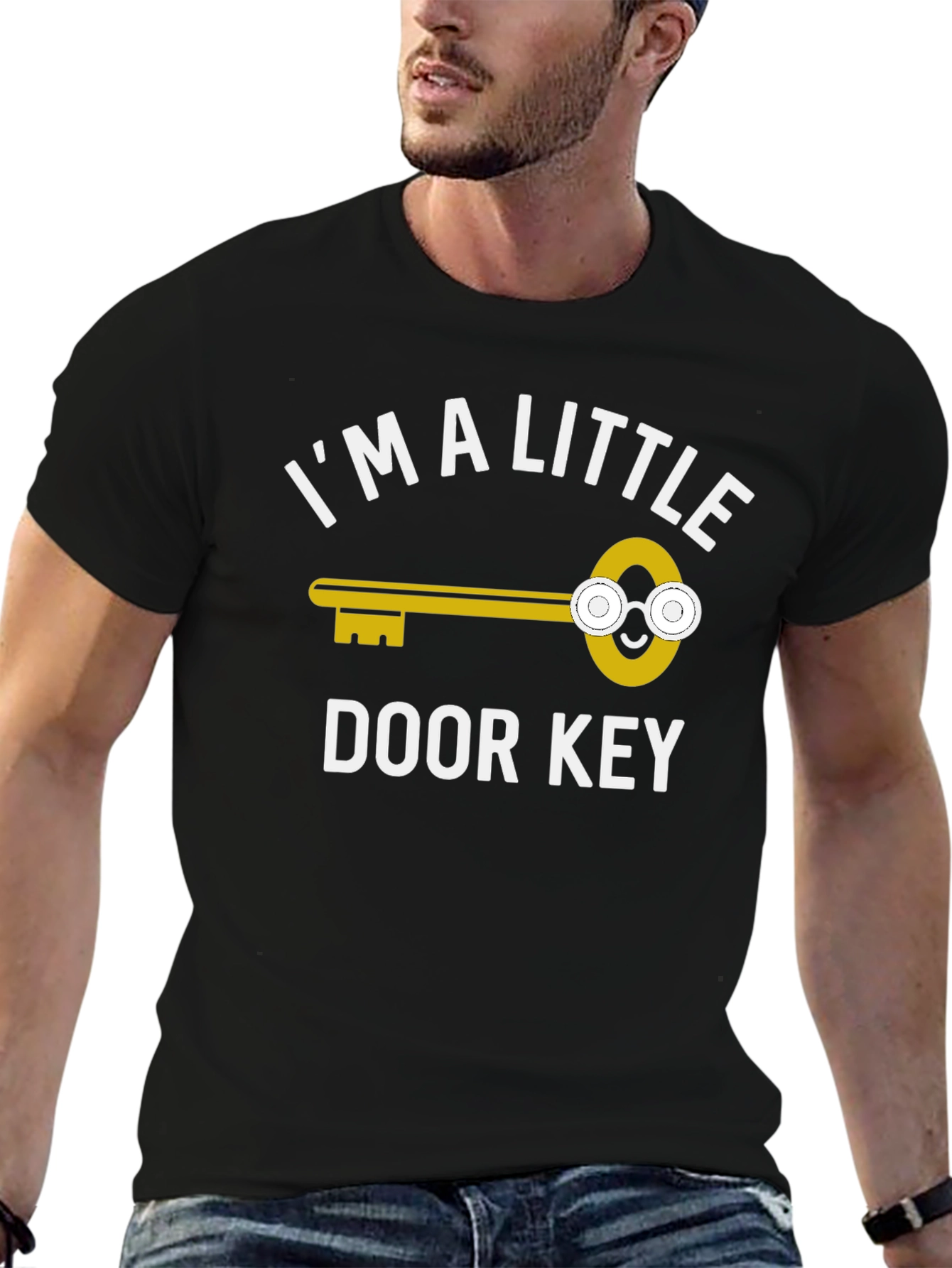 Im A Little Door Key Funny Graphic T-Shirt
